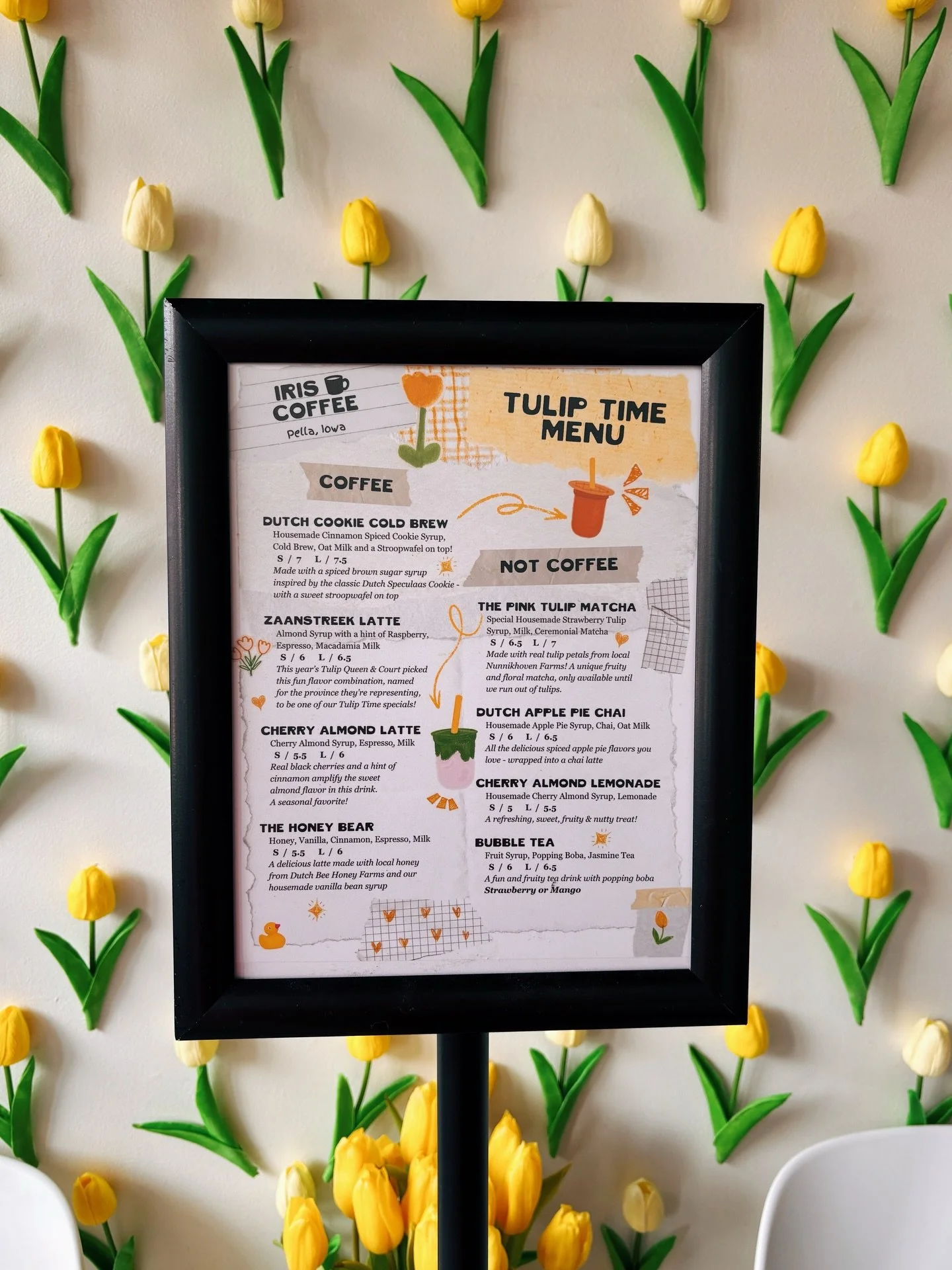 It&rsquo;s time!! Tulip Time is officially here, and so is our special Tulip Time menu. We&rsquo;re bringing back a few favorites and introducing a couple special new drinks too - the Zaanstreek Latte and Pink Tulip Matcha are new and designed by you