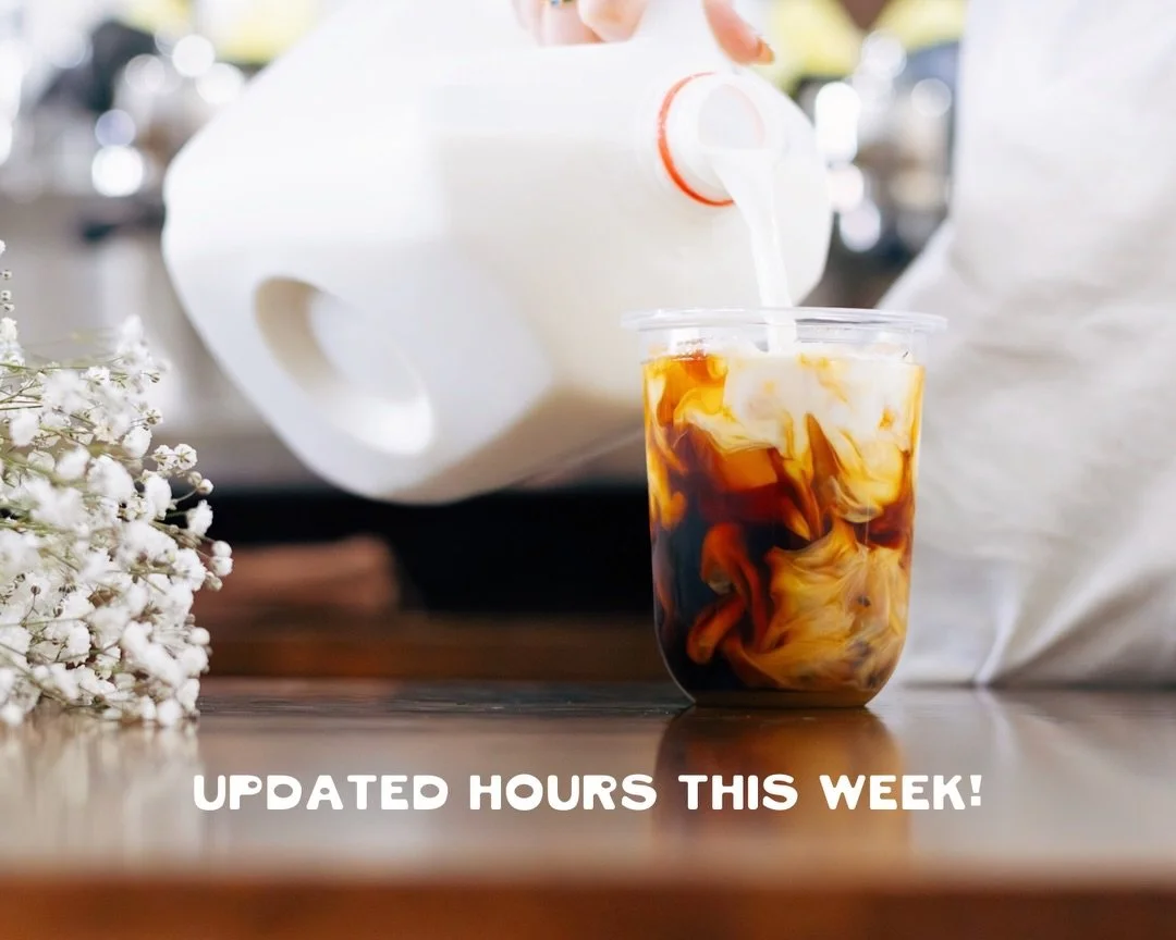 Due some unforeseen circumstances, we&rsquo;ve had to adjust our hours for the rest of the week. We appreciate your patience while we keep things up and running as best as we can for you guys :) 
 
This week: 
Closing at noon Thursday the 28th
Normal