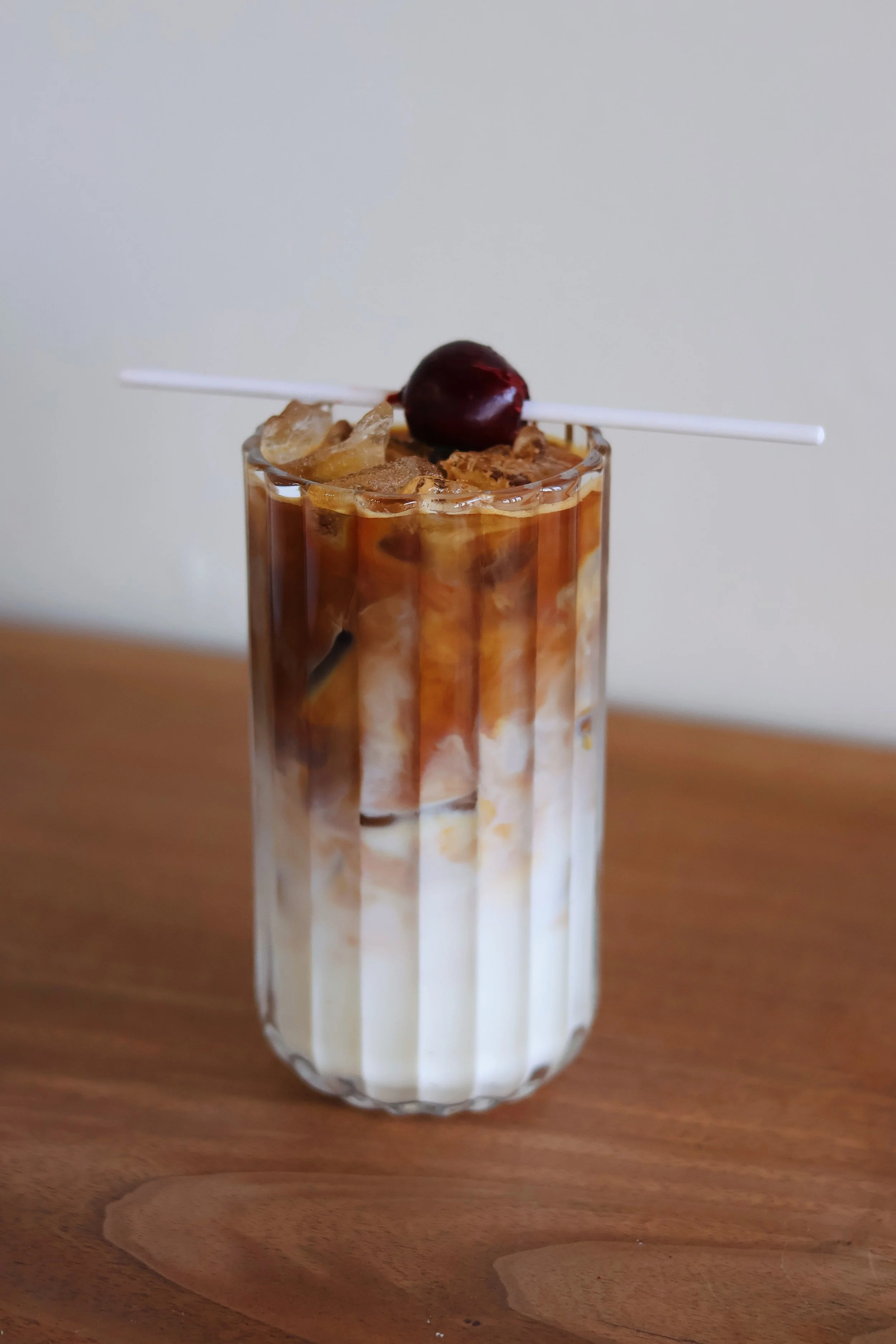 Iced Cherry Almond Latte - Drink Delivery