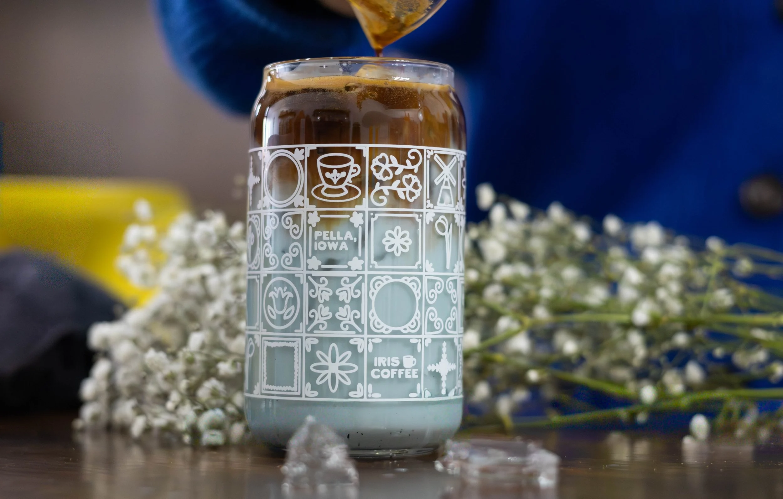 Iced Lavender Honey Latte - Drink Delivery