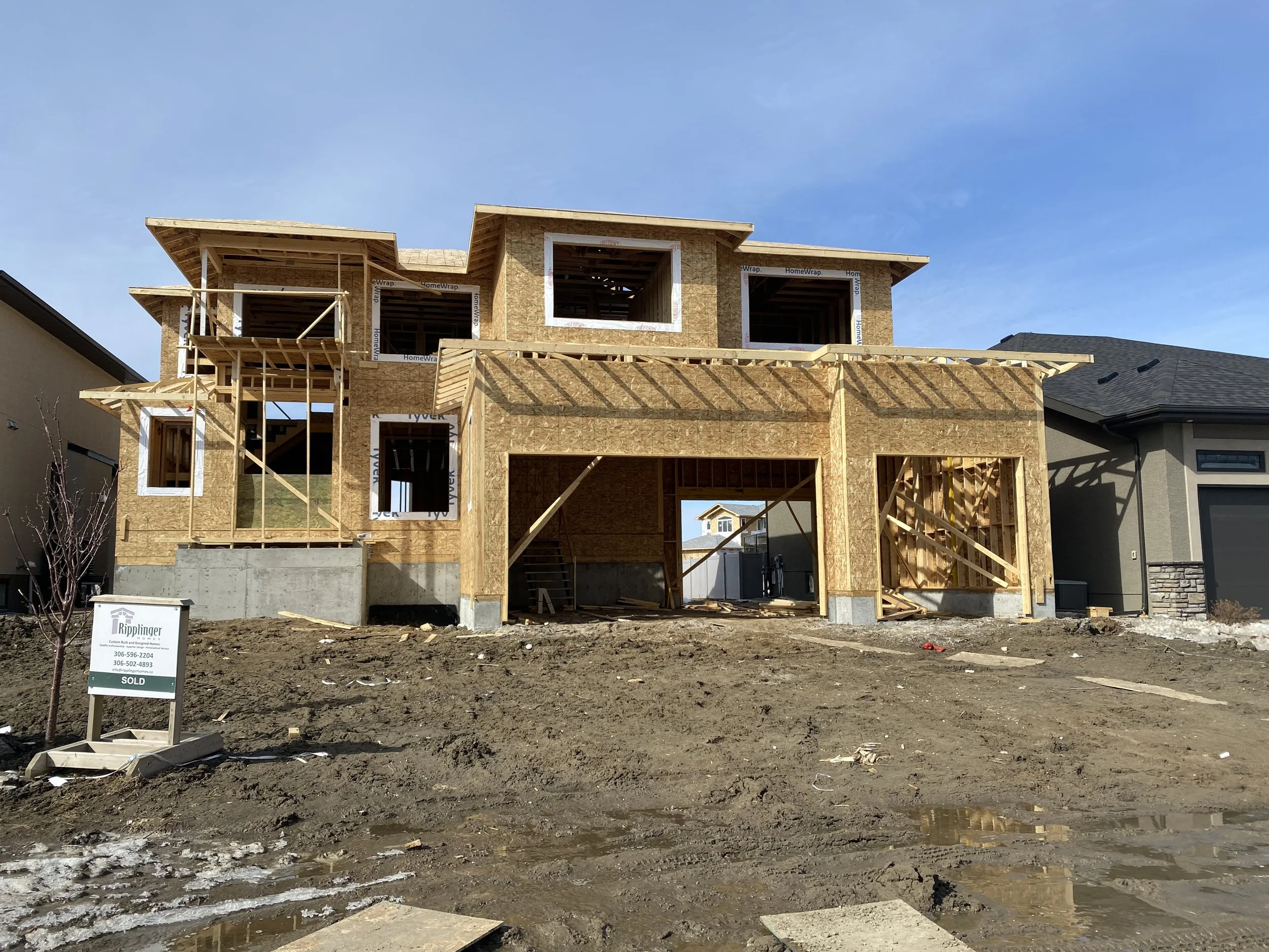 Building a Custom Home: Framing Stages
