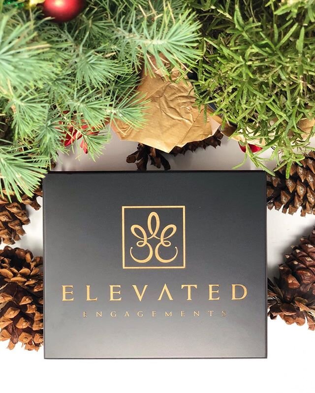 We are excited to announce and give you a sneak peek at our Elevated Engagements Christmas boxes! The perfect gift from one mistlestoned elf to the next. Stay tuned later this week as we reveal what&rsquo;s inside 🎁✨🎄 .
.
.
.
#christmas #christmasg