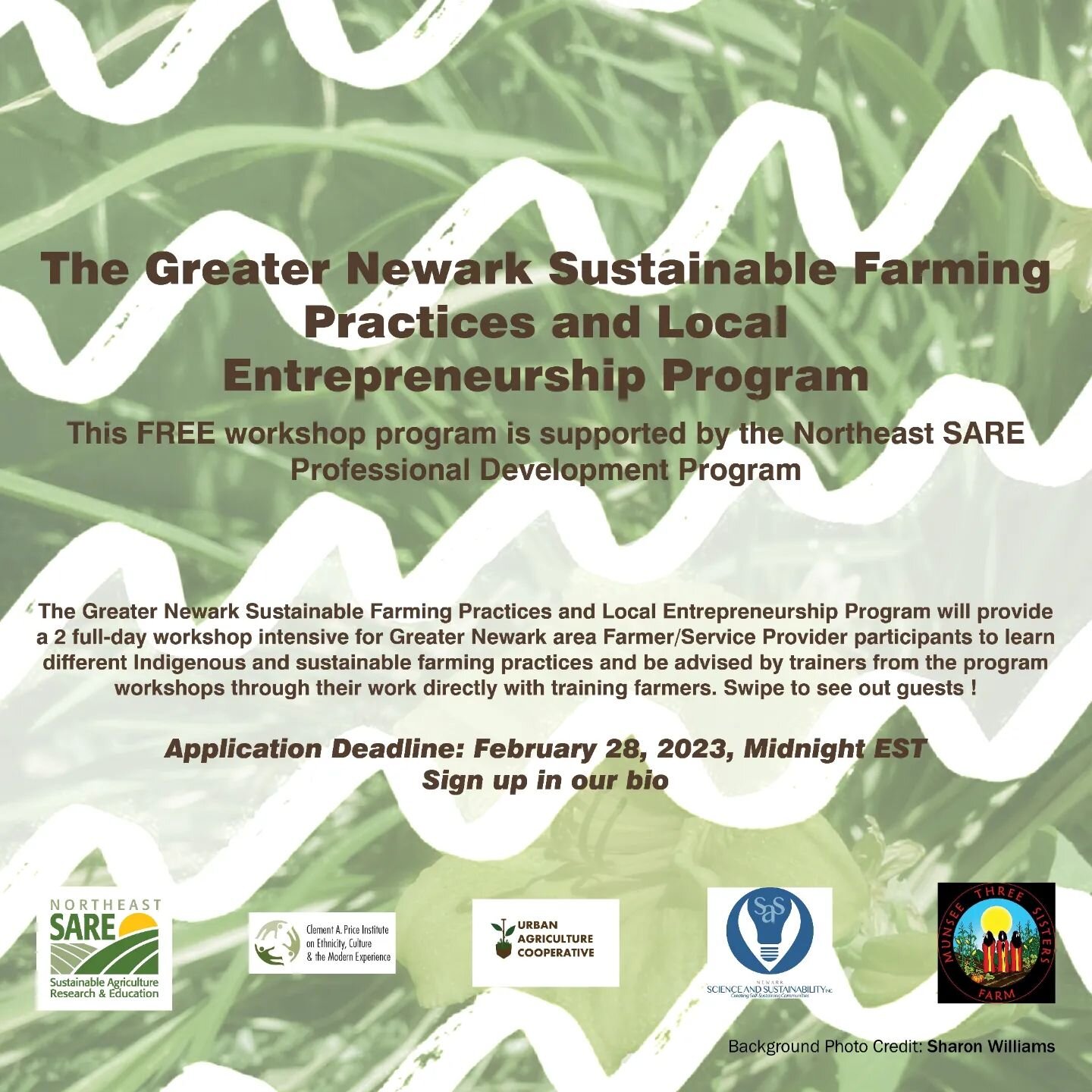 This program is supported by the National Institute of Food and Agriculture, U.S. Department of Agriculture, through the Northeast Sustainable Agriculture Research and Education program, project ENE22-174.

#SustainableFarmingNewark  #HealingGarden20