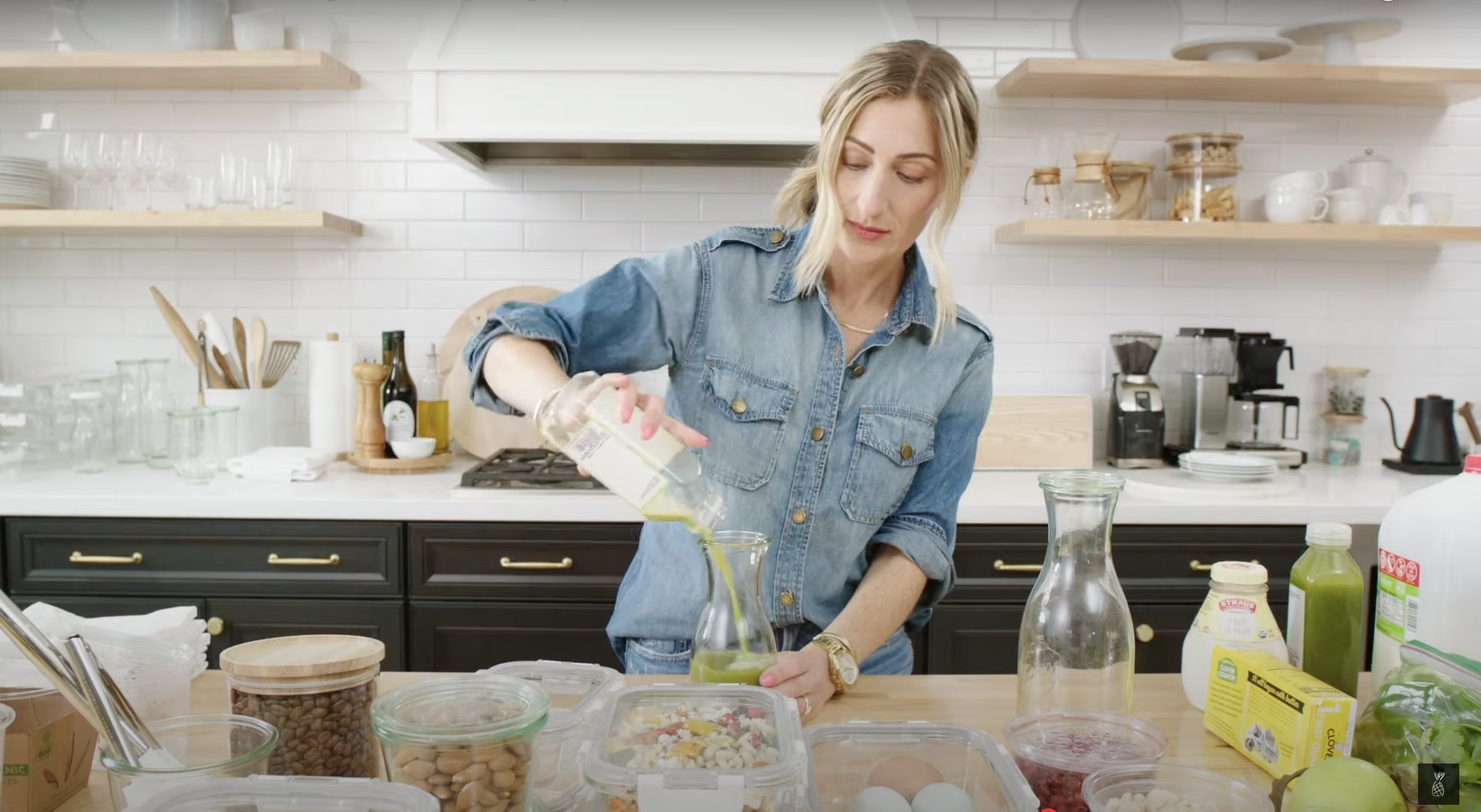 Fridge Makeover featuring Hold Everything by Williams Sonoma and Shira Gill