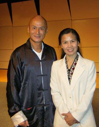 Grandmaster Cheng with Hong Kong actor Gordon Liu