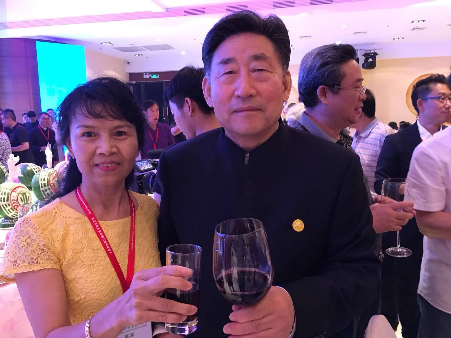 Grandmaster Cheng with Chen Xiaowang