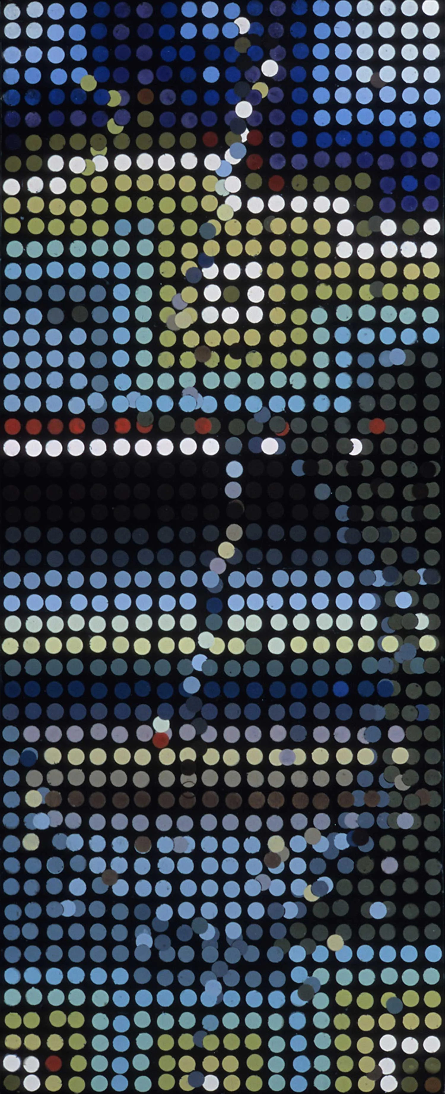 Discompose, 2006, encaustic on canvas on panel (NFS)