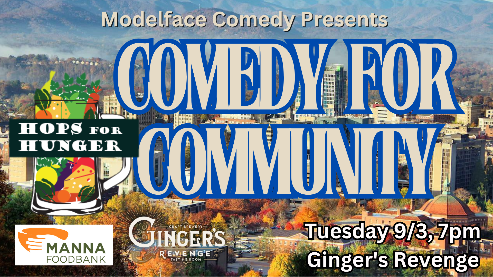 Comedy for Community supporting Hops for Hunger