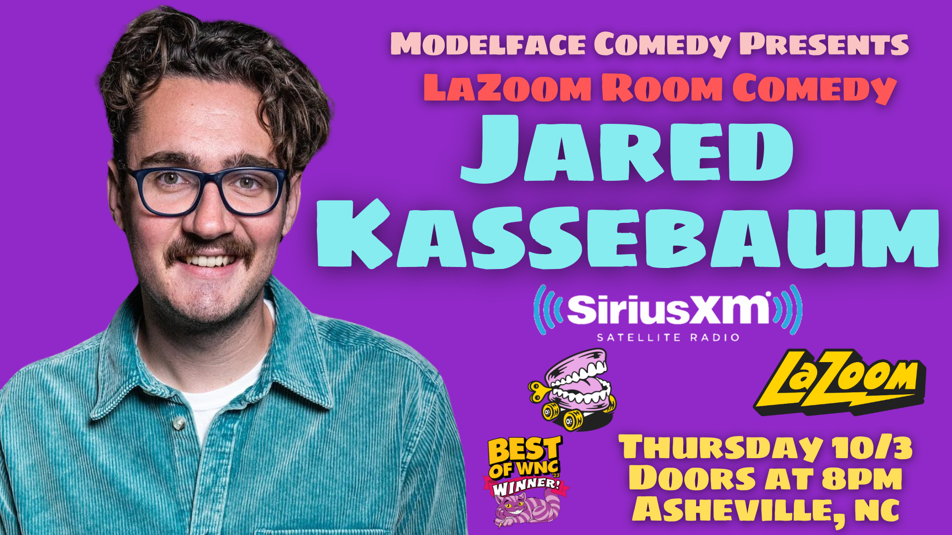 Modelface Comedy Presents Jared Kassebaum at LaZoom