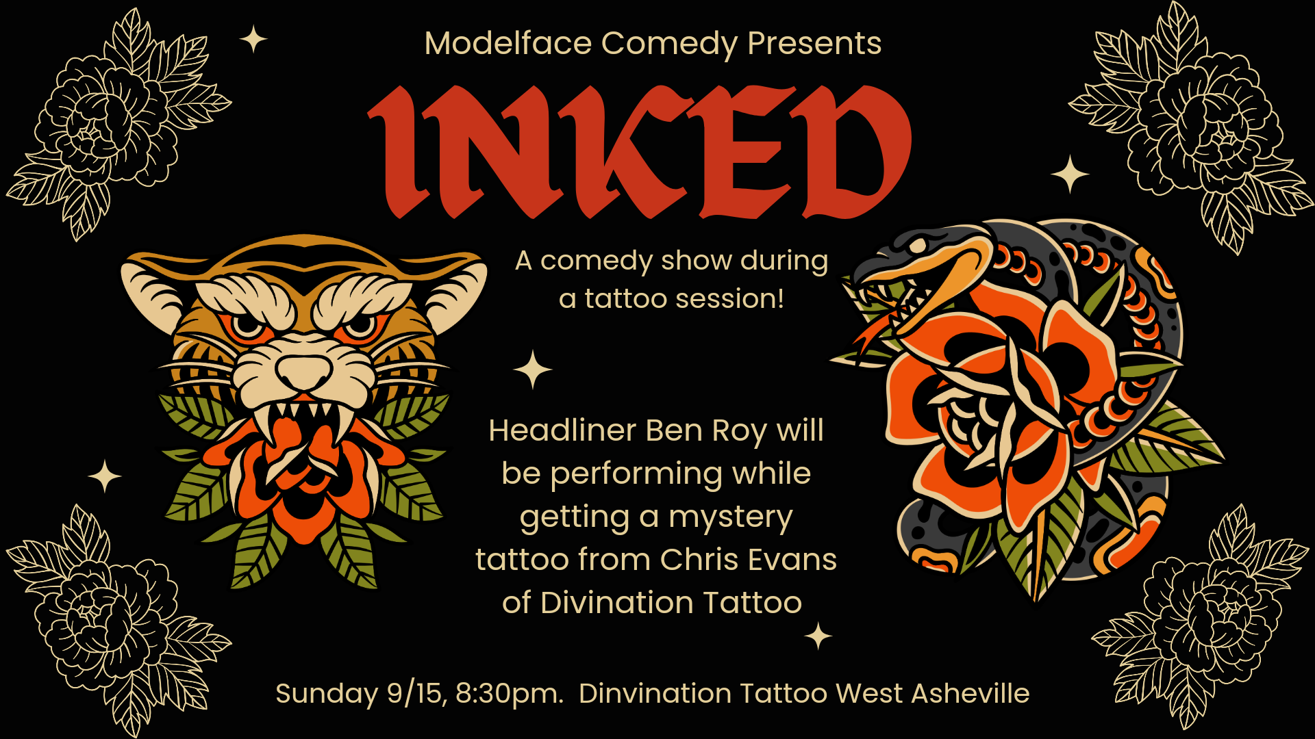 INKED, a tattooed comedy show