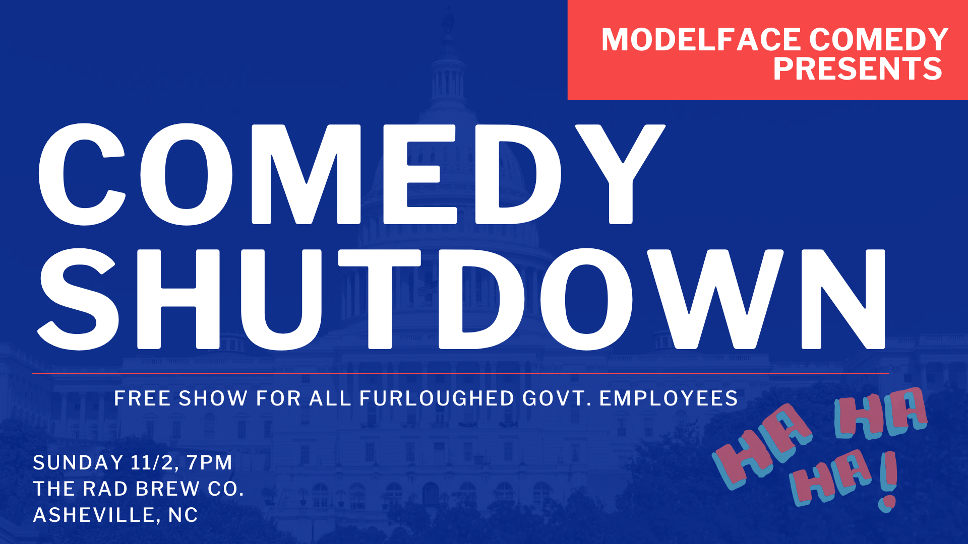 Comedy Shutdown at The RAD Brew Co.