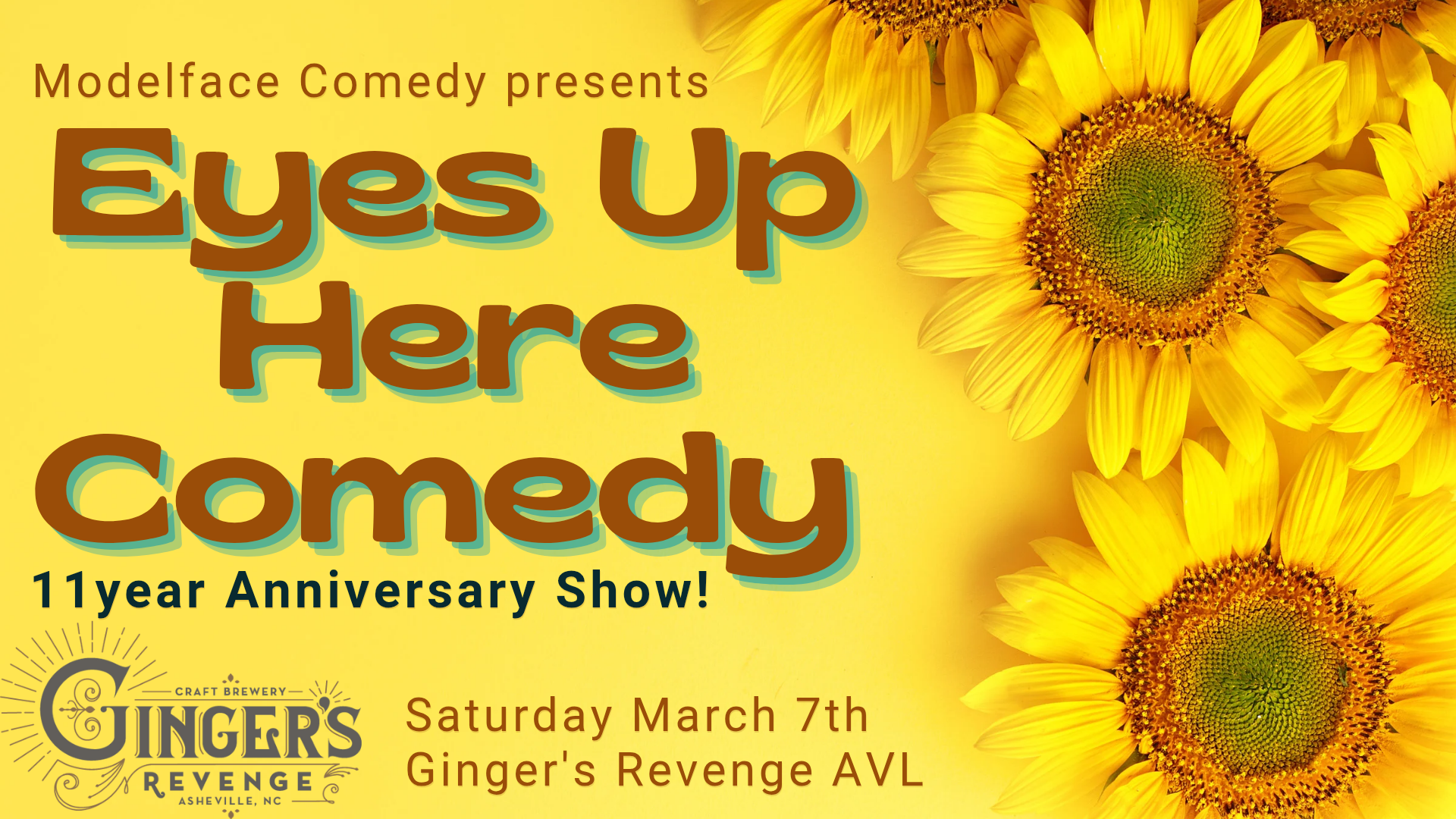Eyes Up Here Comedy, 11th Anniversary Show
