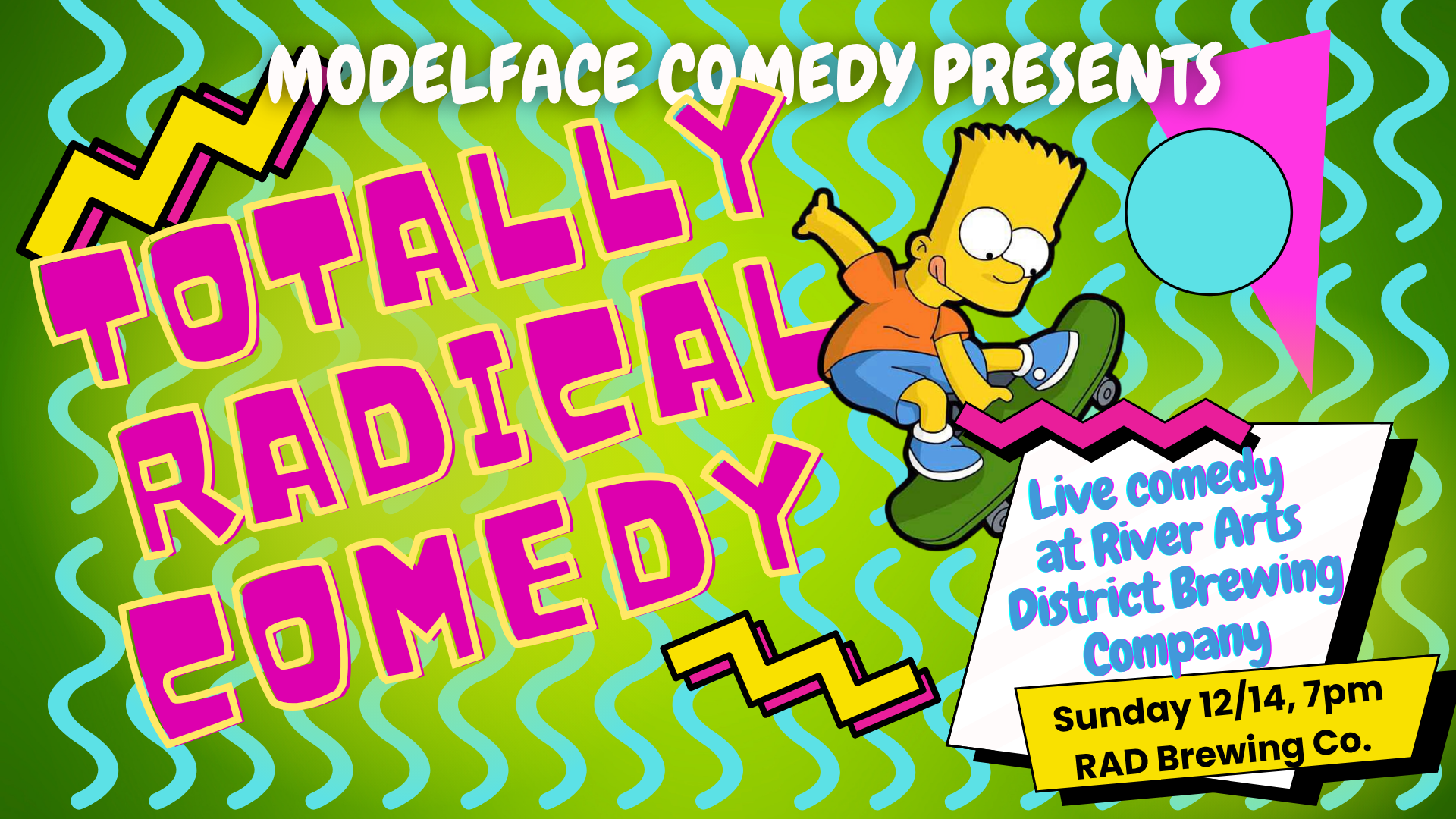 Totally Radical Comedy at The RAD Brew Co.
