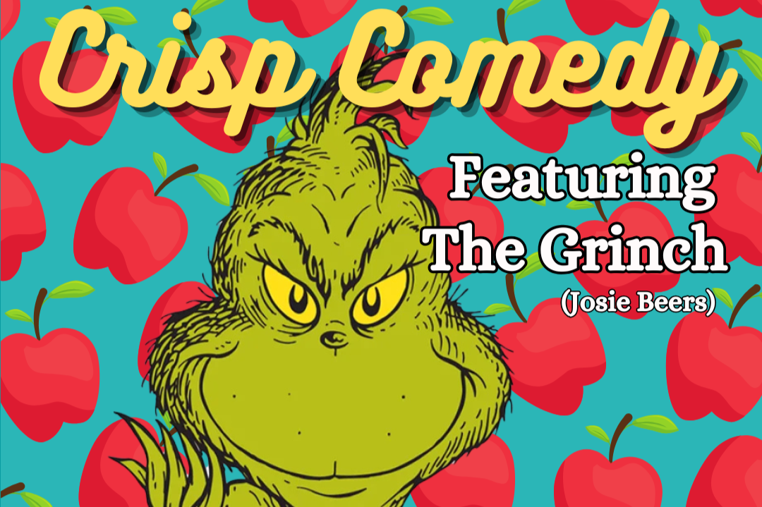 Crisp Comedy live in Leicester, featuring The Grinch