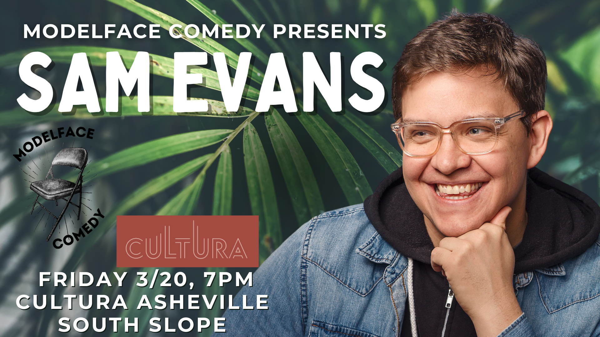 Comedy at Cultura featuring Sam Evans