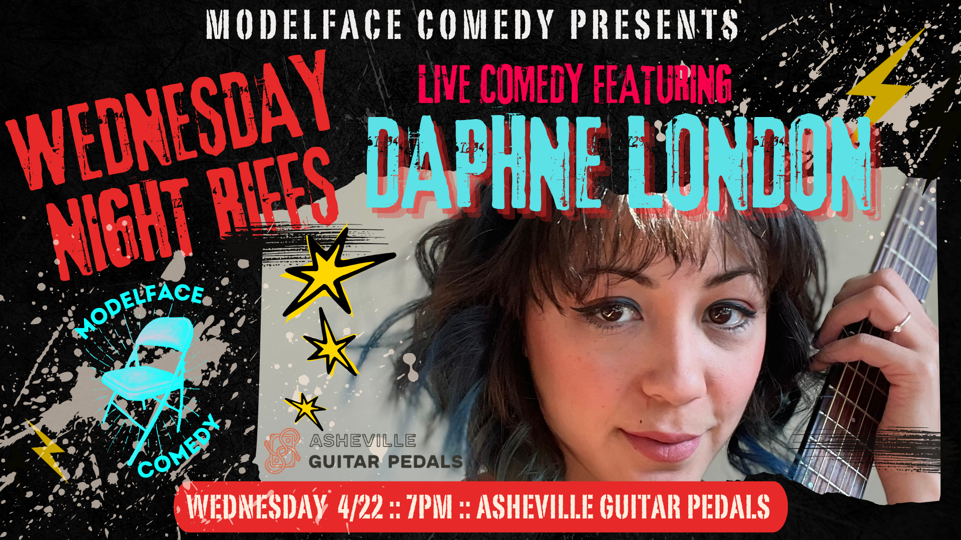 Wednesday Night Riffs (musical comedy) featuring Daphne London