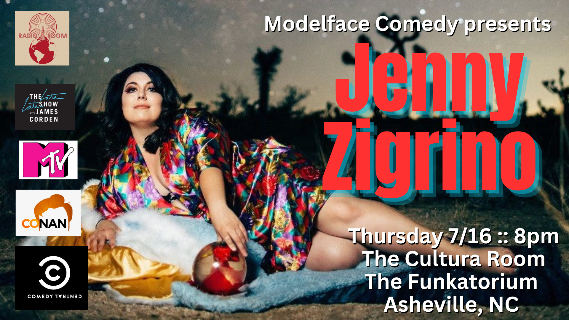 Jenny Zigrino: Comedy in The Cultura Room