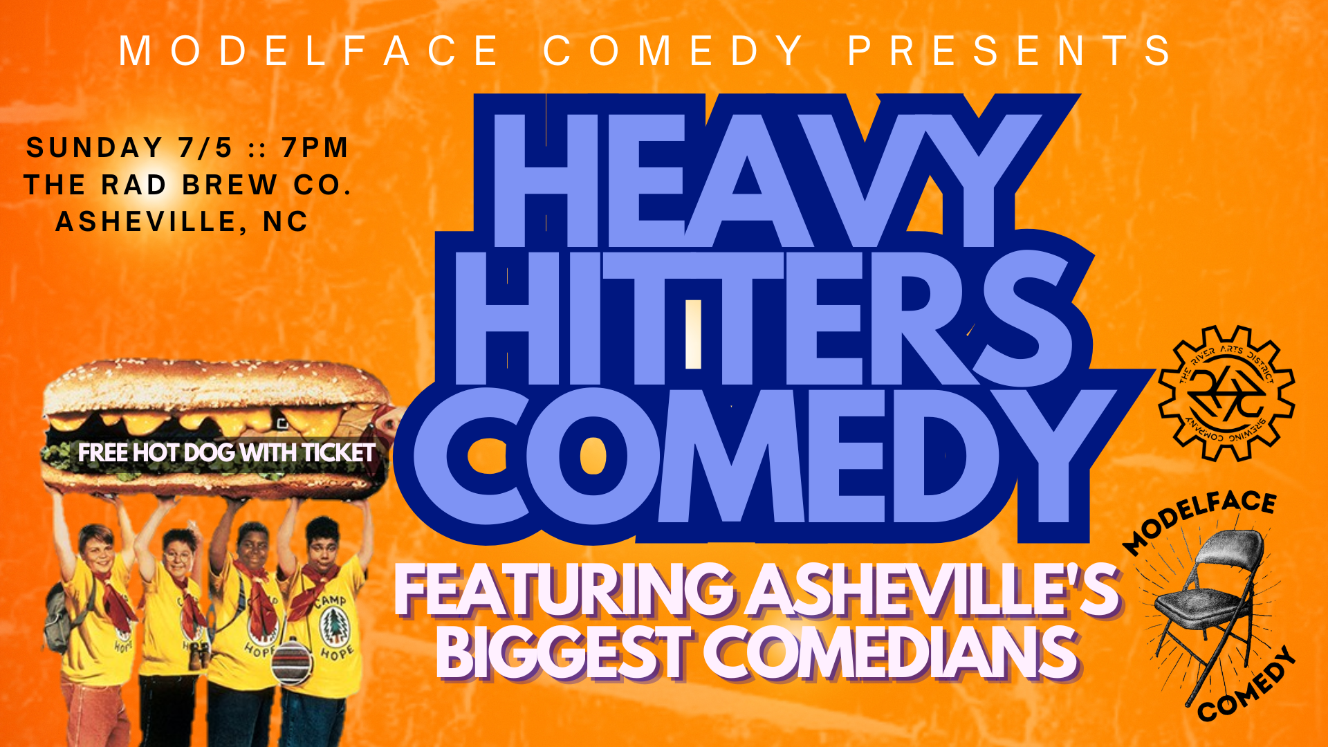 Heavy Hitters Comedy at The RAD Brew Co.