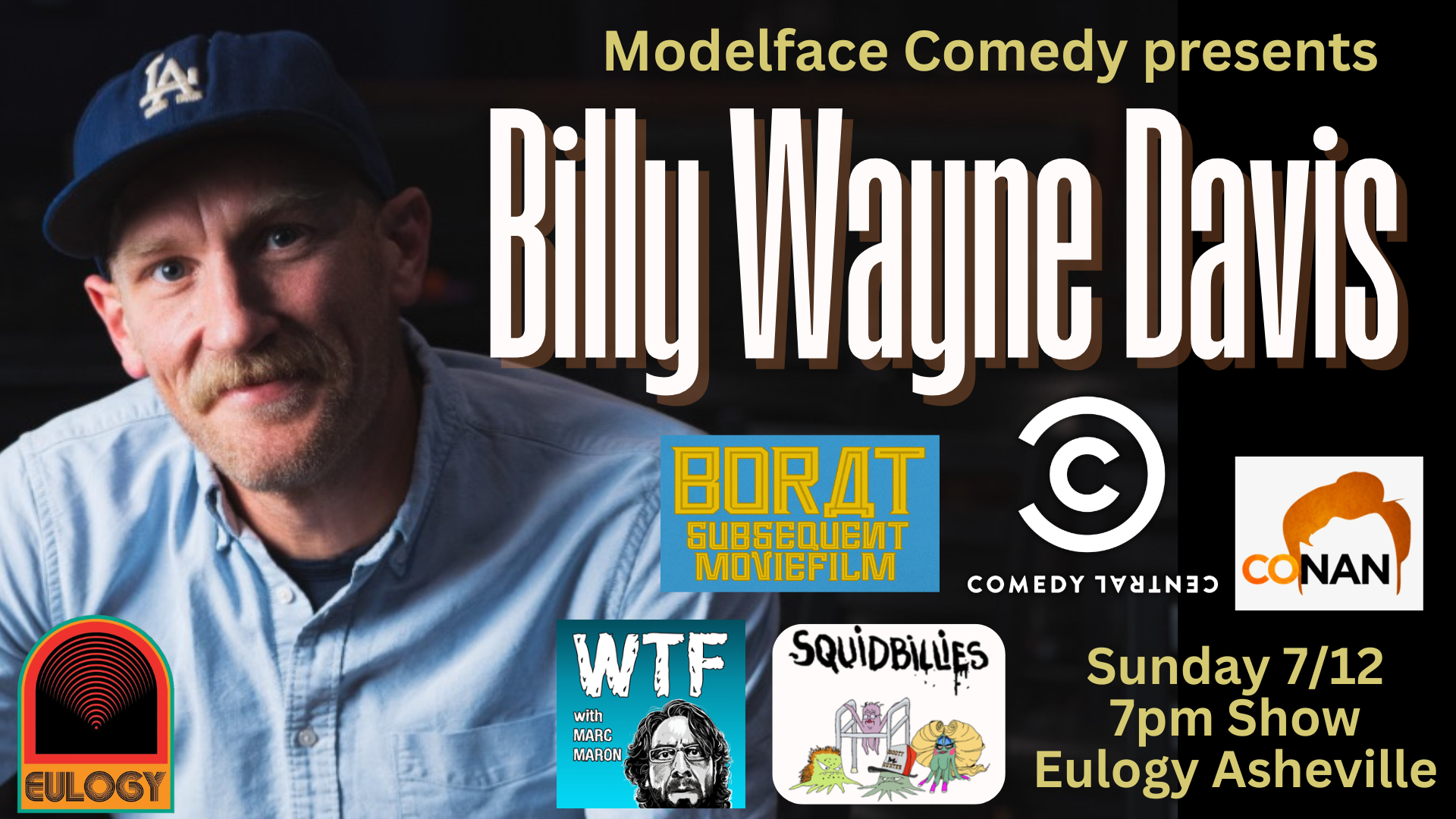 Modelface Comedy presents Billy Wayne Davis