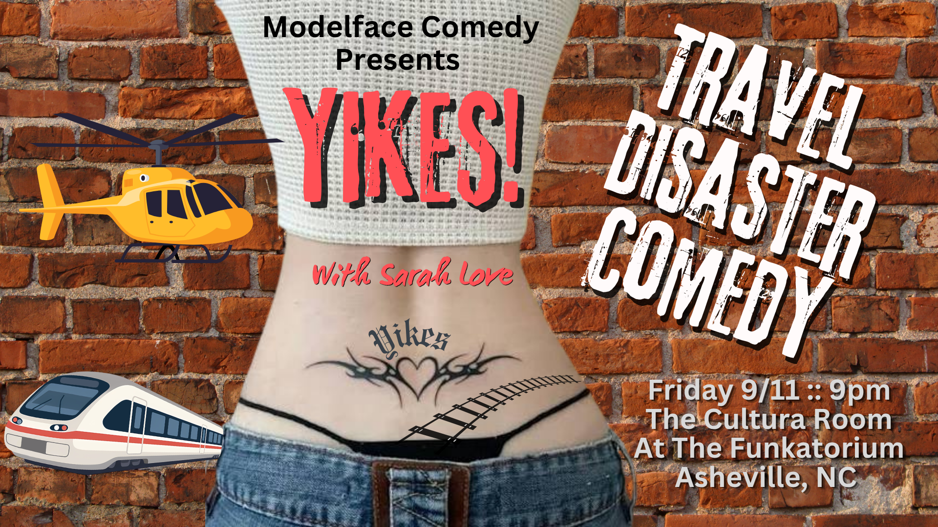 YIKES! Travel Disaster Comedy with Sarah Love 