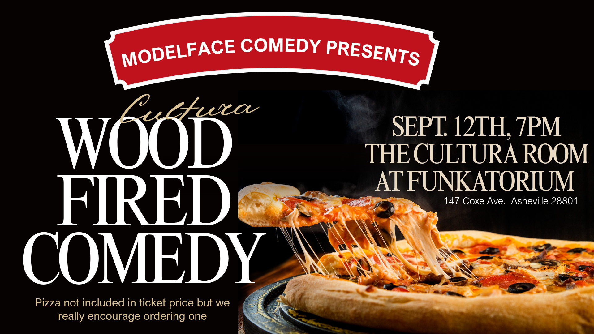 Wood Fired Comedy at Cultura  