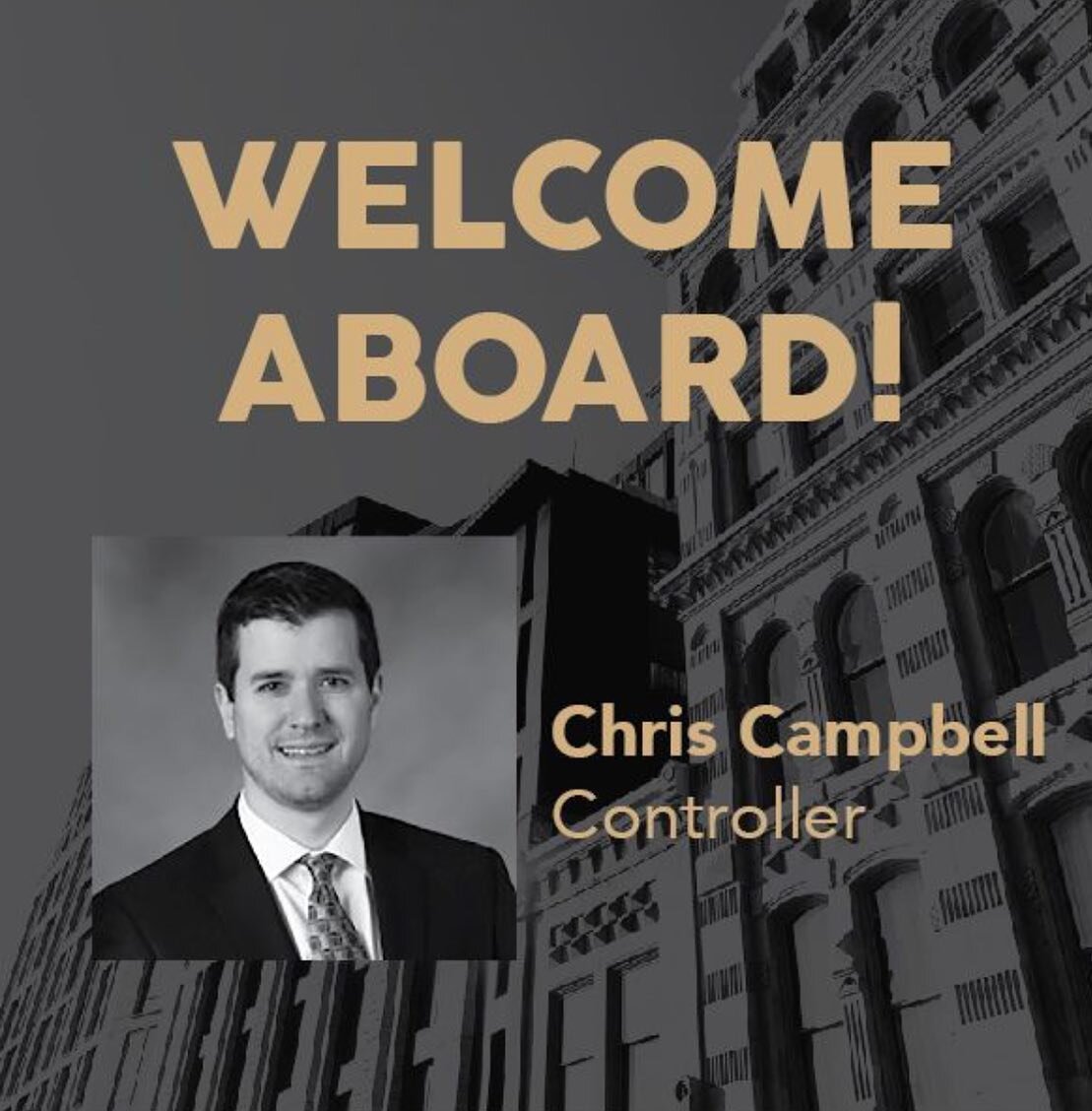 Welcome aboard Chris!