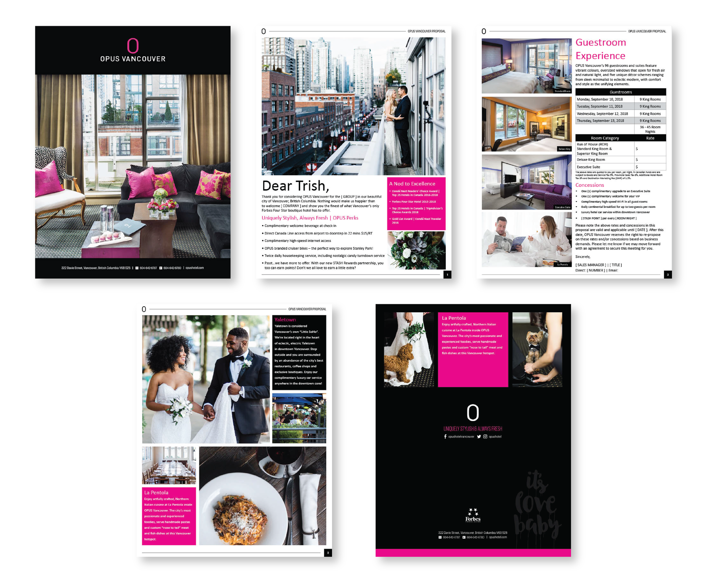 Promotional wedding material