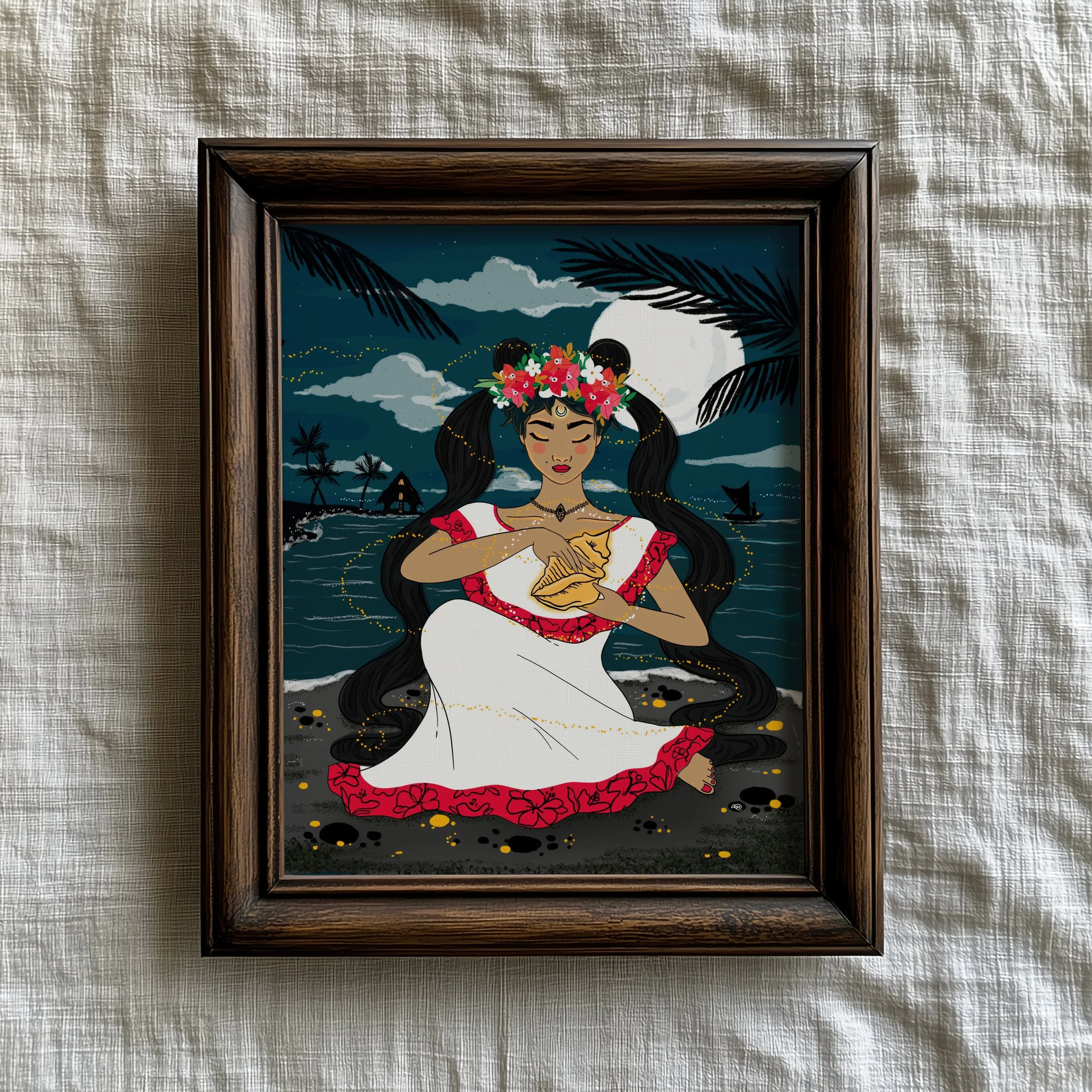 1. PSD - Dark Wood Frame on Linen (5).jpg