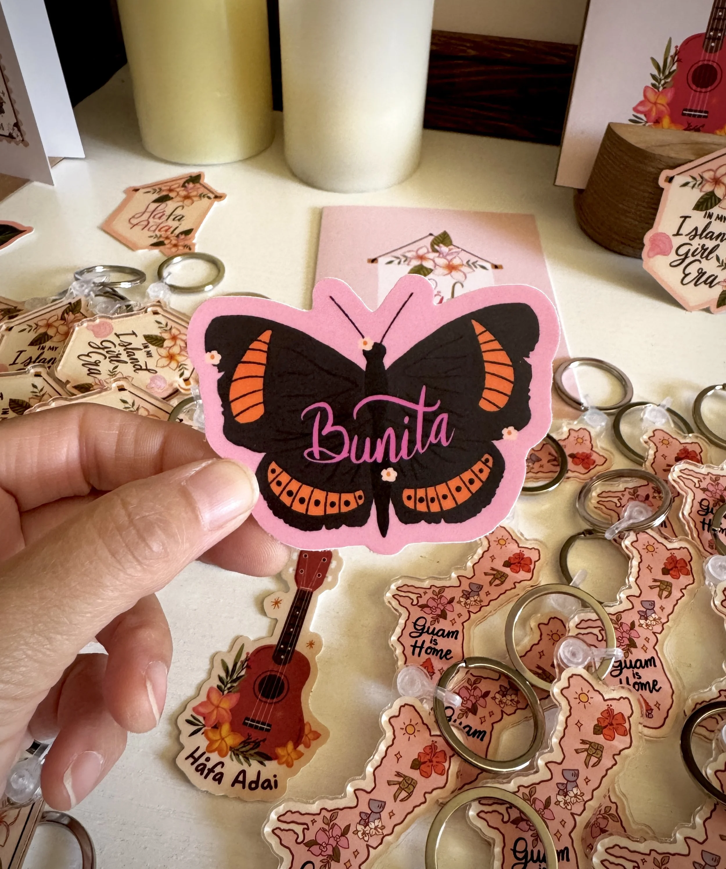 Bunita Mariana 8 Spot Butterfly Sticker
