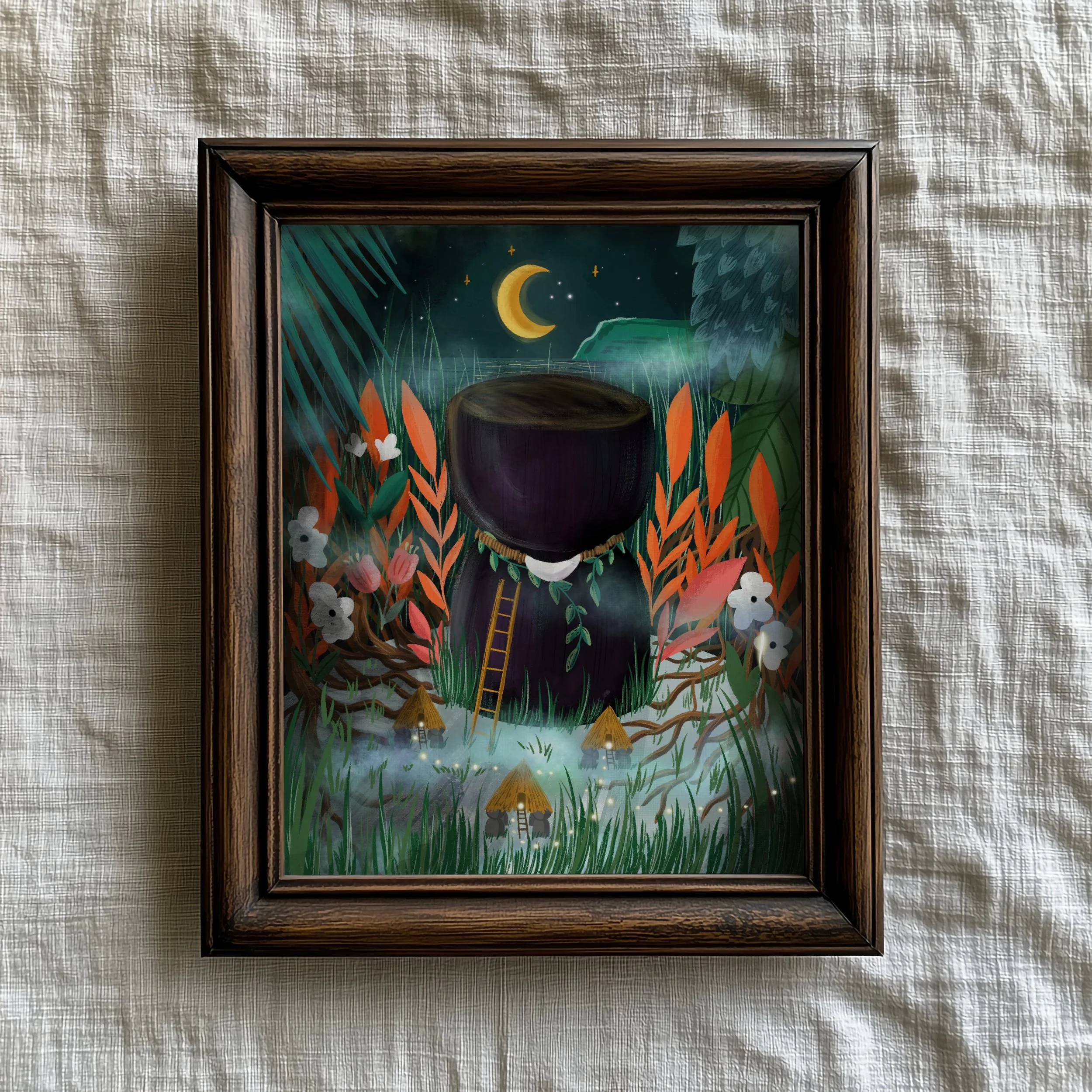 1. PSD - Dark Wood Frame on Linen (2).jpg