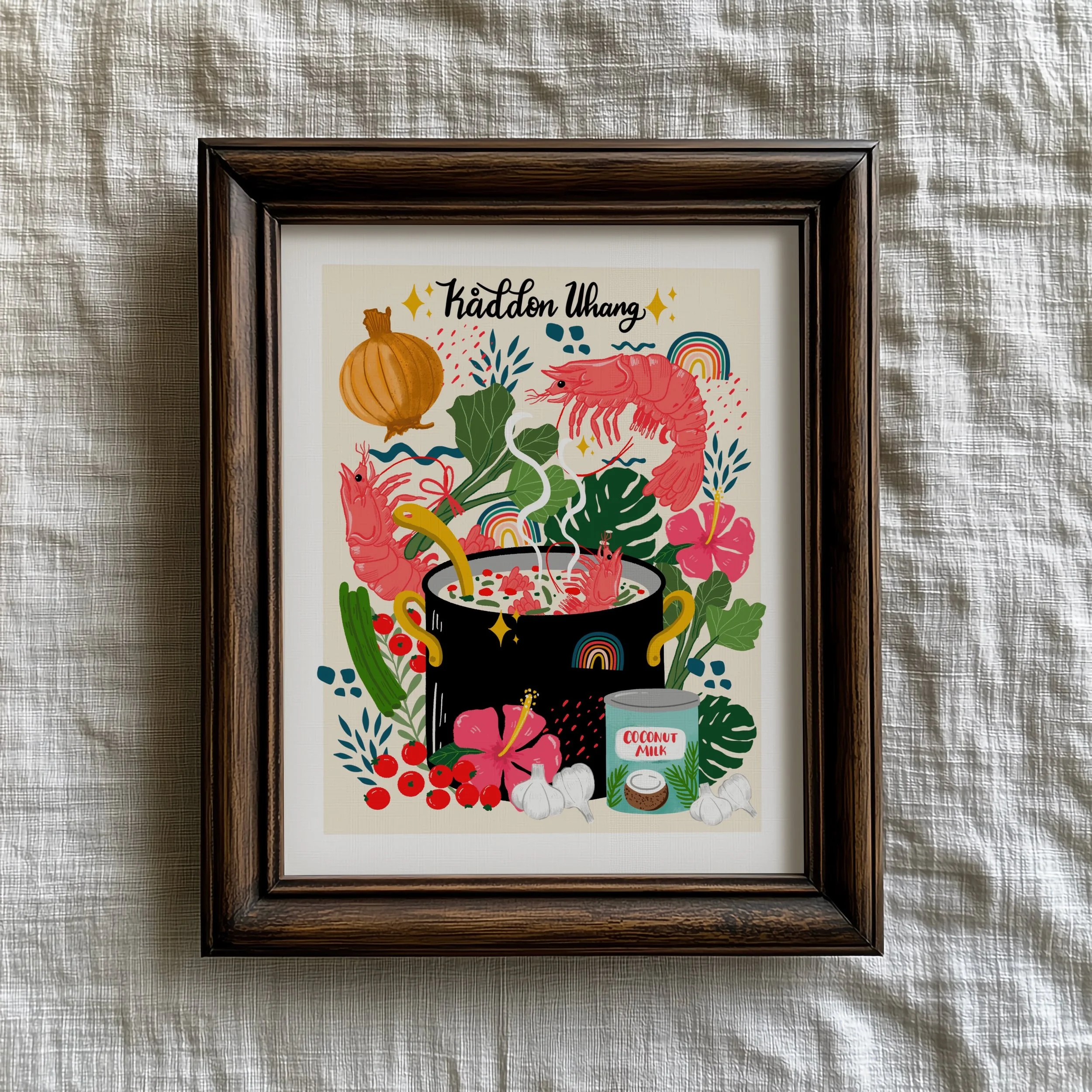 1. PSD - Dark Wood Frame on Linen-5.jpg