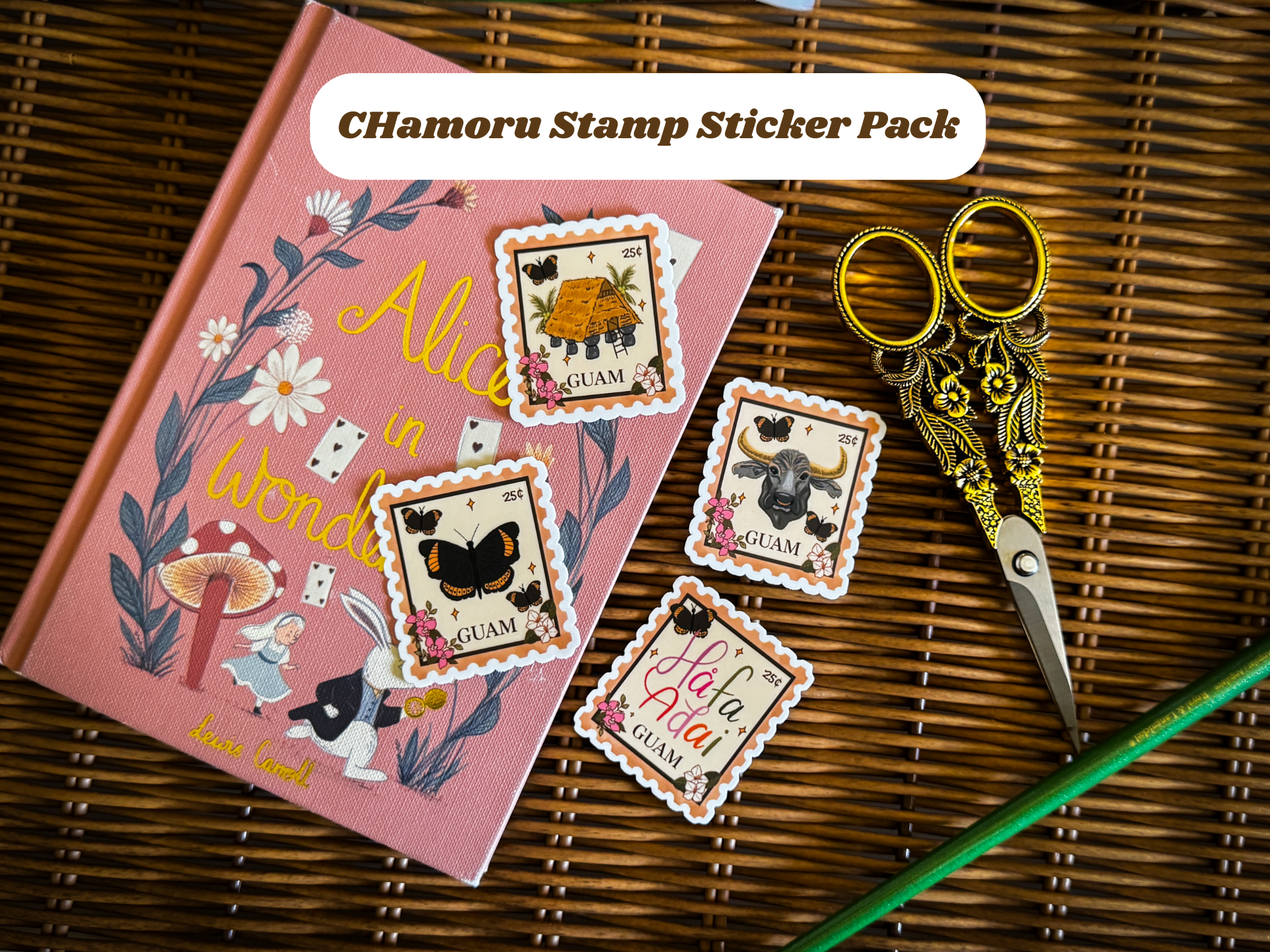 CHamoru Stamp Sticker Pack
