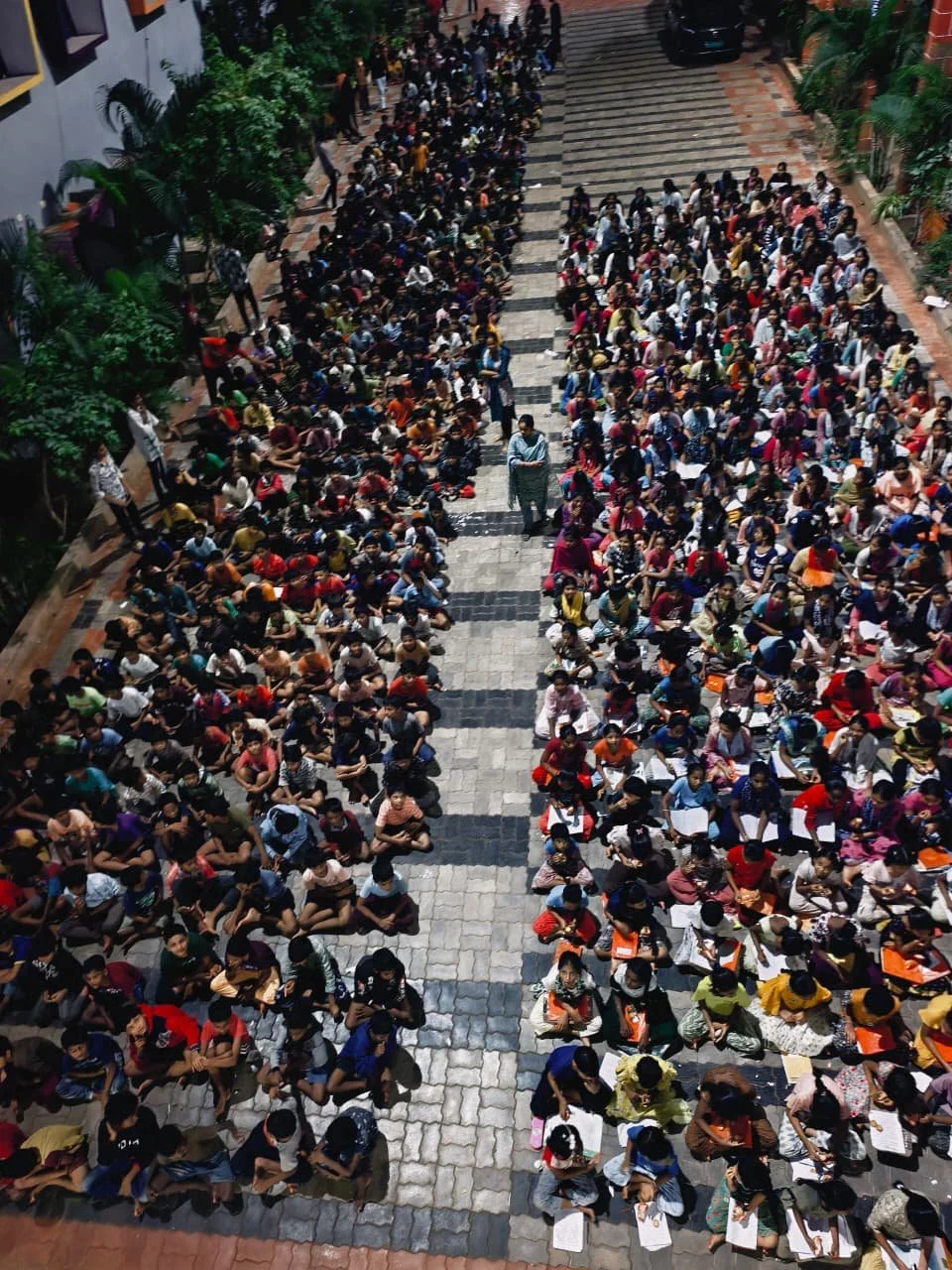 Some of the 1,400 rescued kids at our main children's home