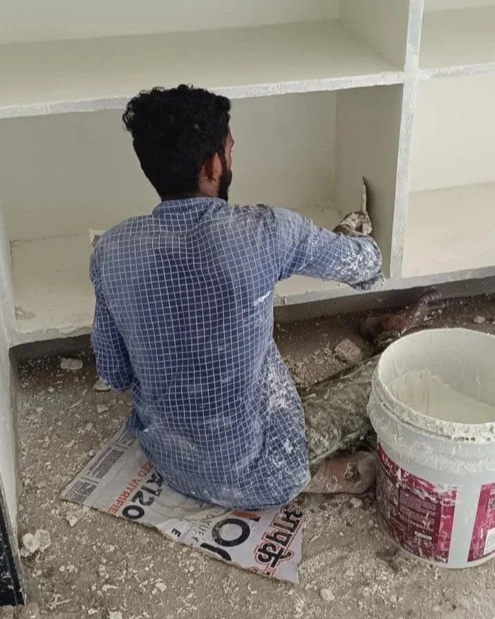 Interior Shelf Painting