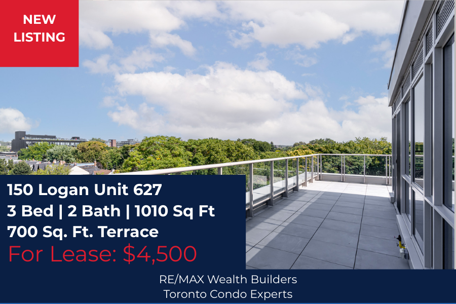 For Lease: 150 Logan Unit 627 Toronto Ontario 