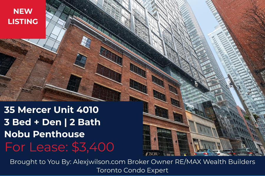 For Lease: 35 Mercer St Unit 4010 Toronto 
