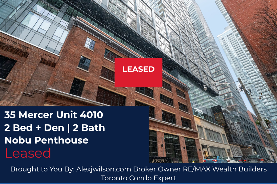 How to Lease Your Condo with Zero Vacancy—and Higher Rent   35 Mercer St Unit 4010 Toronto