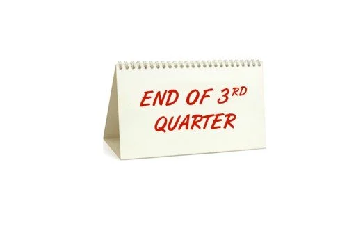 End of 3rd Quarter