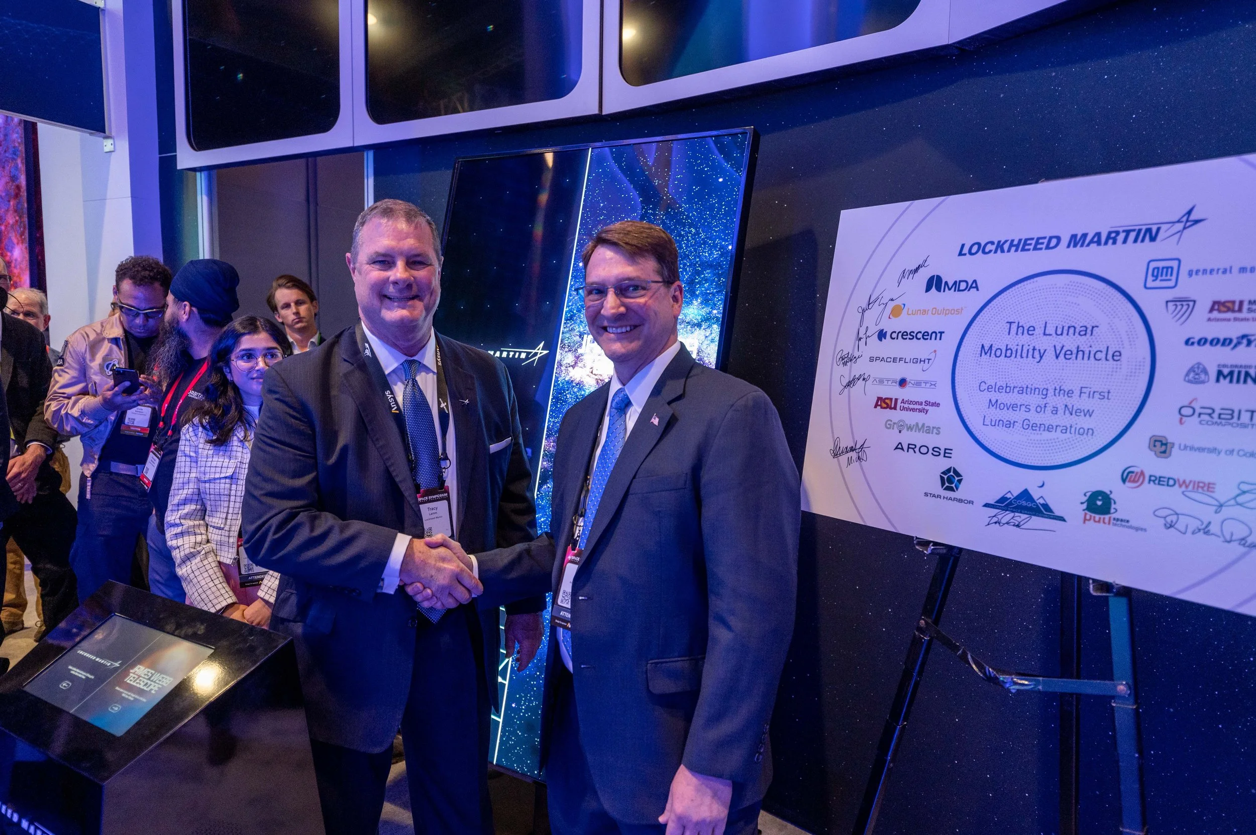 AstronetX Celebrates Lunar Mobility Vehicle First Movers with Lockheed Martin