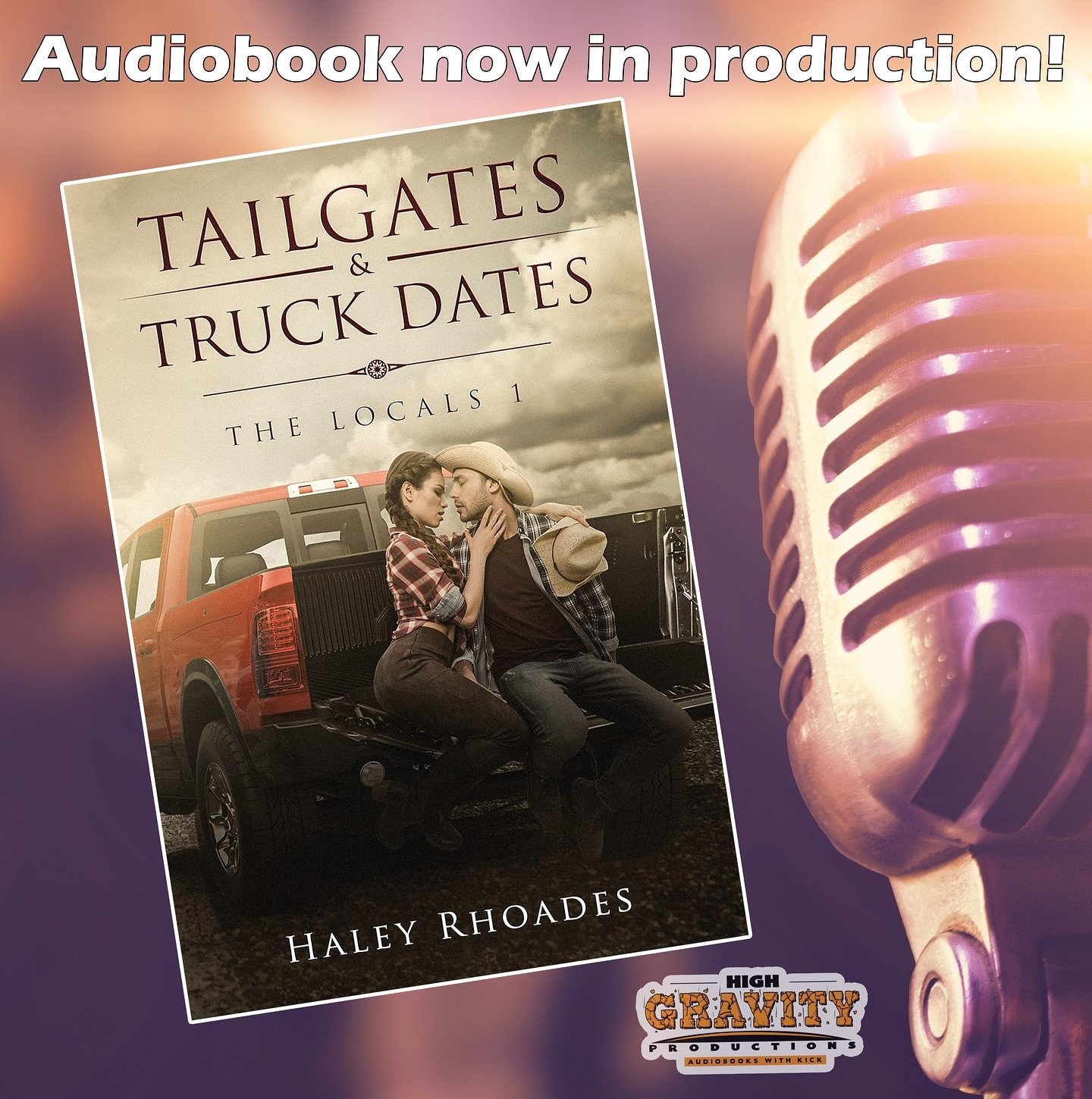 A Small-Town, Second Chance Romance now in production! Tailgates and Truck Dates, The Locals, Book 1 by @haleyrhoadesauthor This title will be narrated by @allie.martina.narrator and will be available in audio this June!