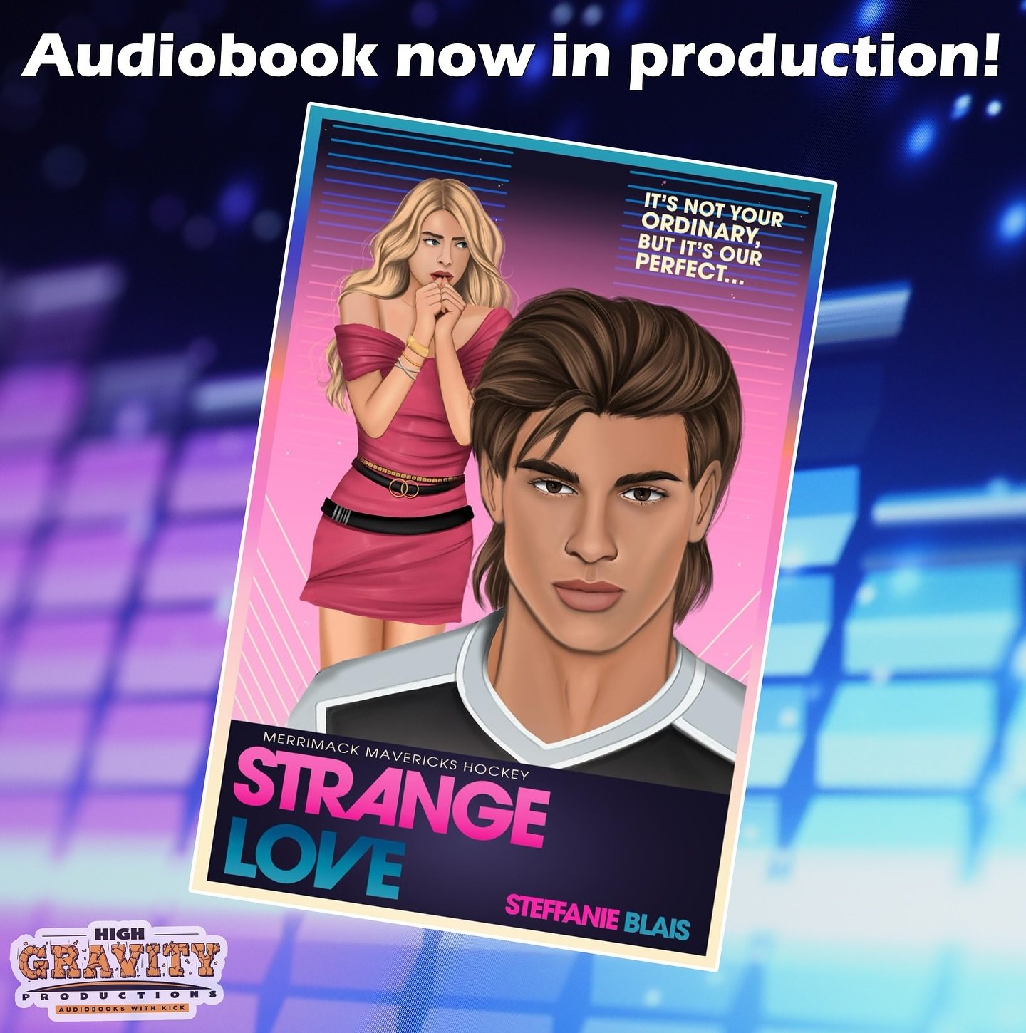 An 80s Fake Dating Hockey Romance you don&rsquo;t want to miss!! Strange Love, book 1 in the Merrimack Mavericks Hockey series, written by the very talented @author_steffanieblais is now in production! Lending their incredible voices to this book are