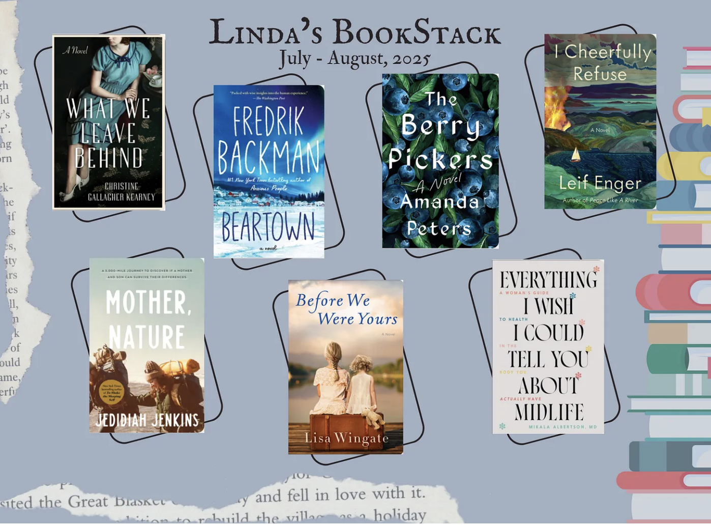 My Bookstack, July-August 📚