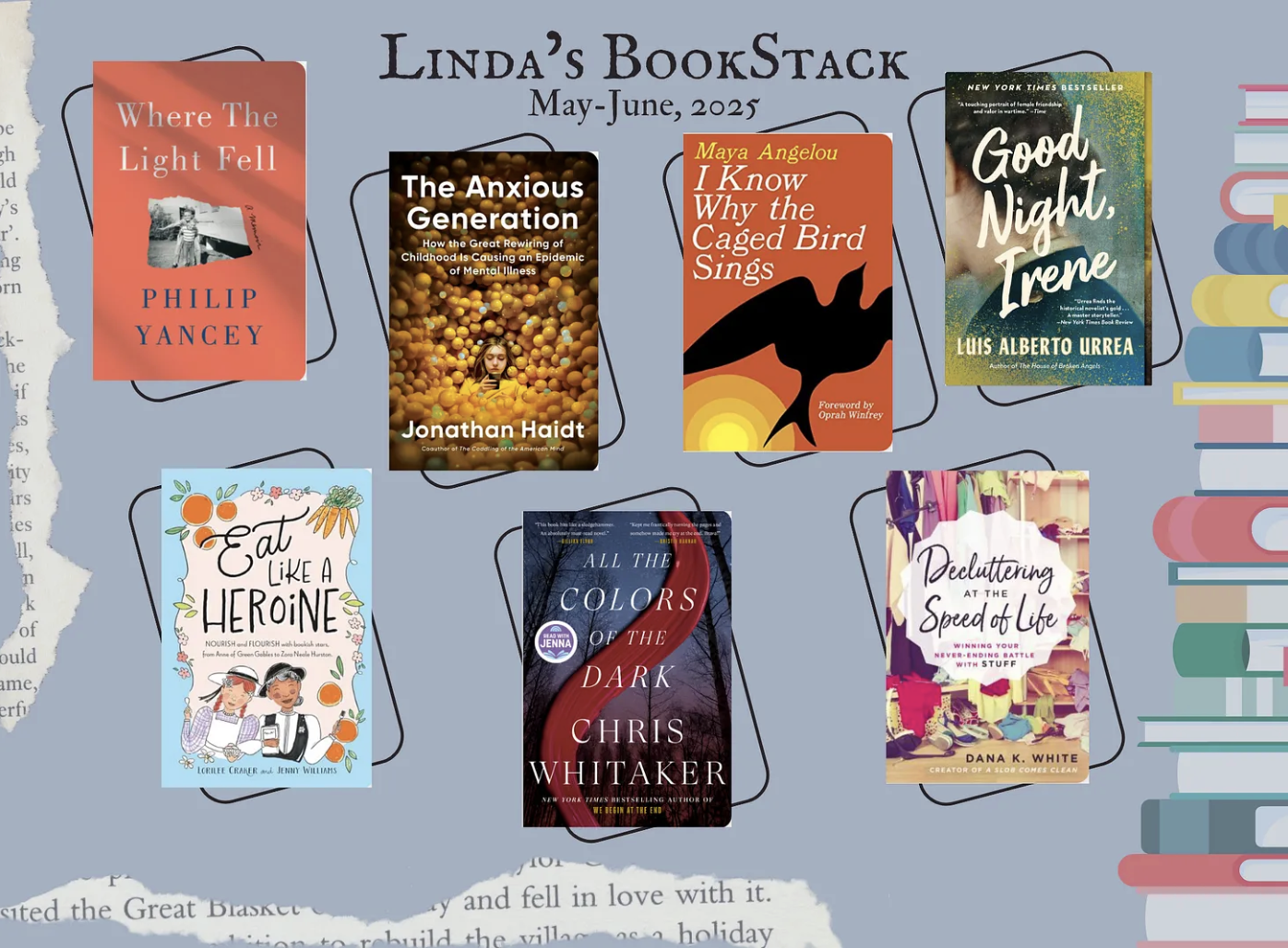 My Bookstack, May-June