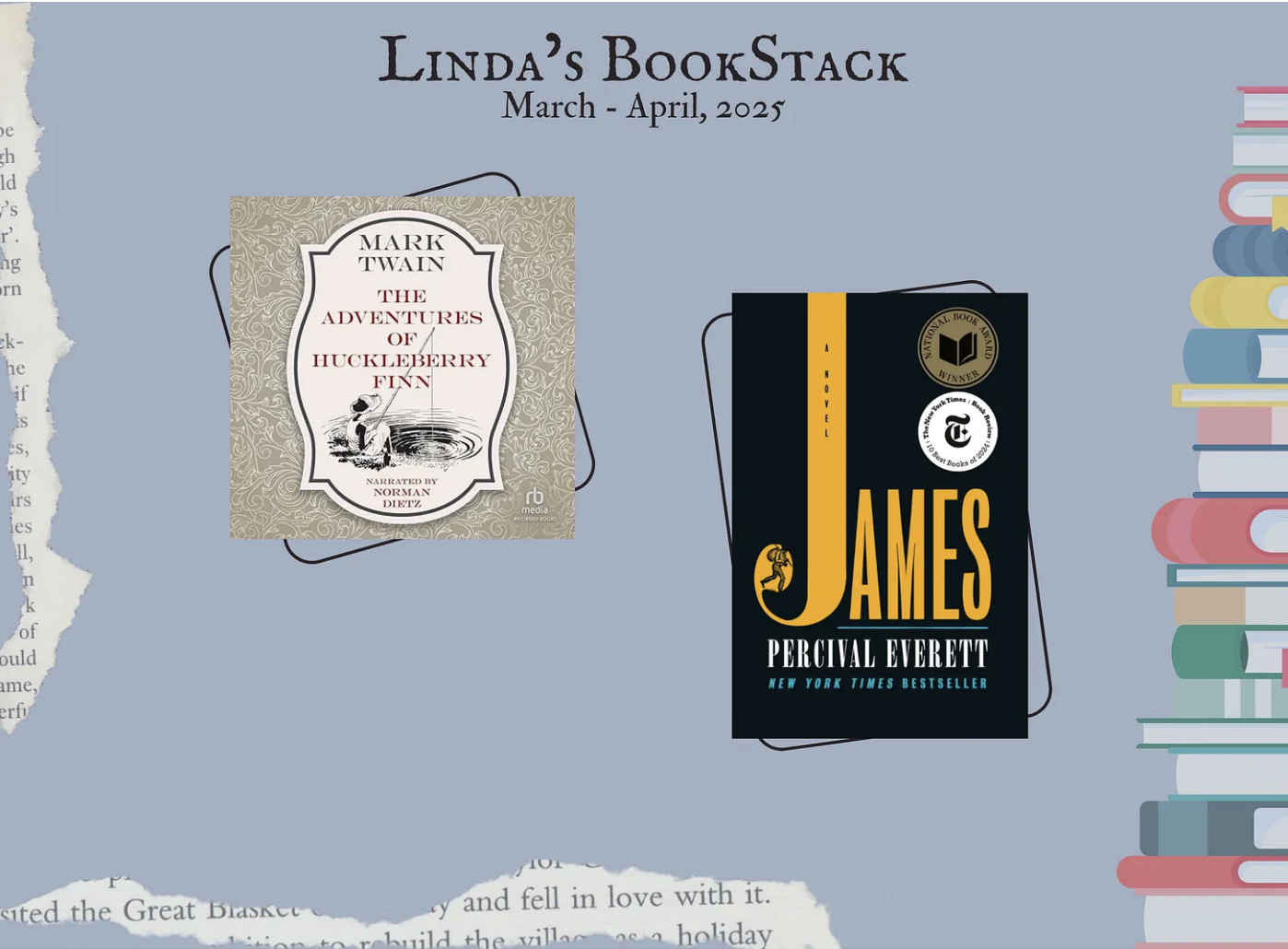 Bookstack, March-April (+ Some Terrific "TWOs")