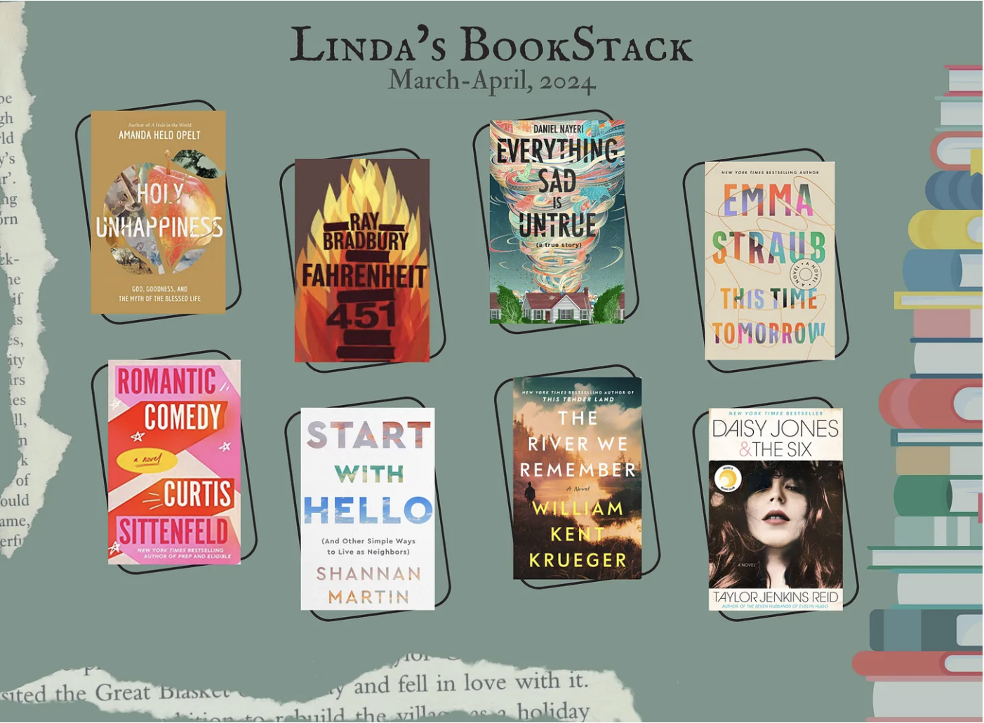 My BookStack, March and April