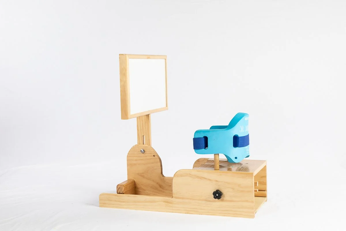 easel pic with cheryl.JPG