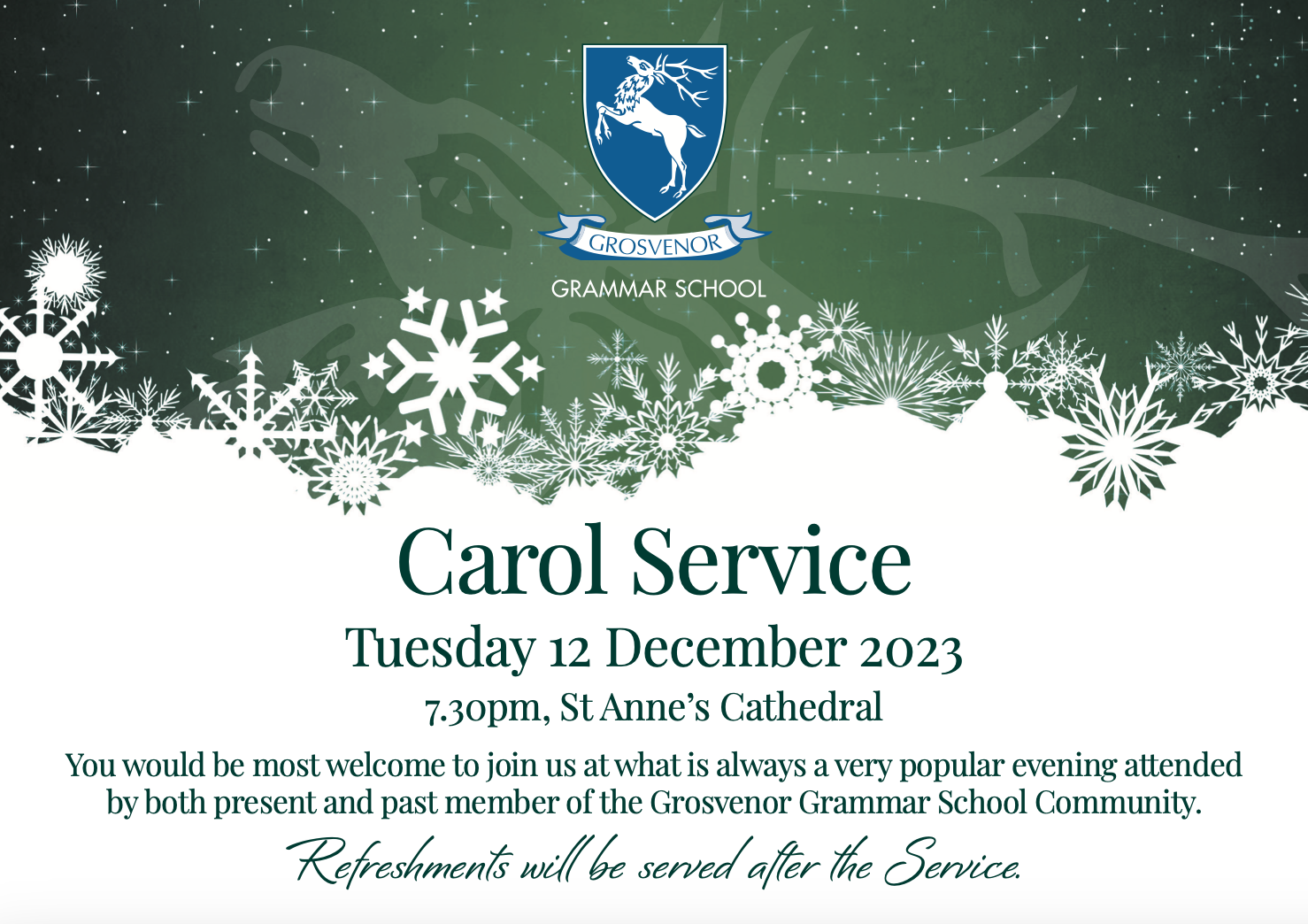 Carol Service at St Anne's Cathedral