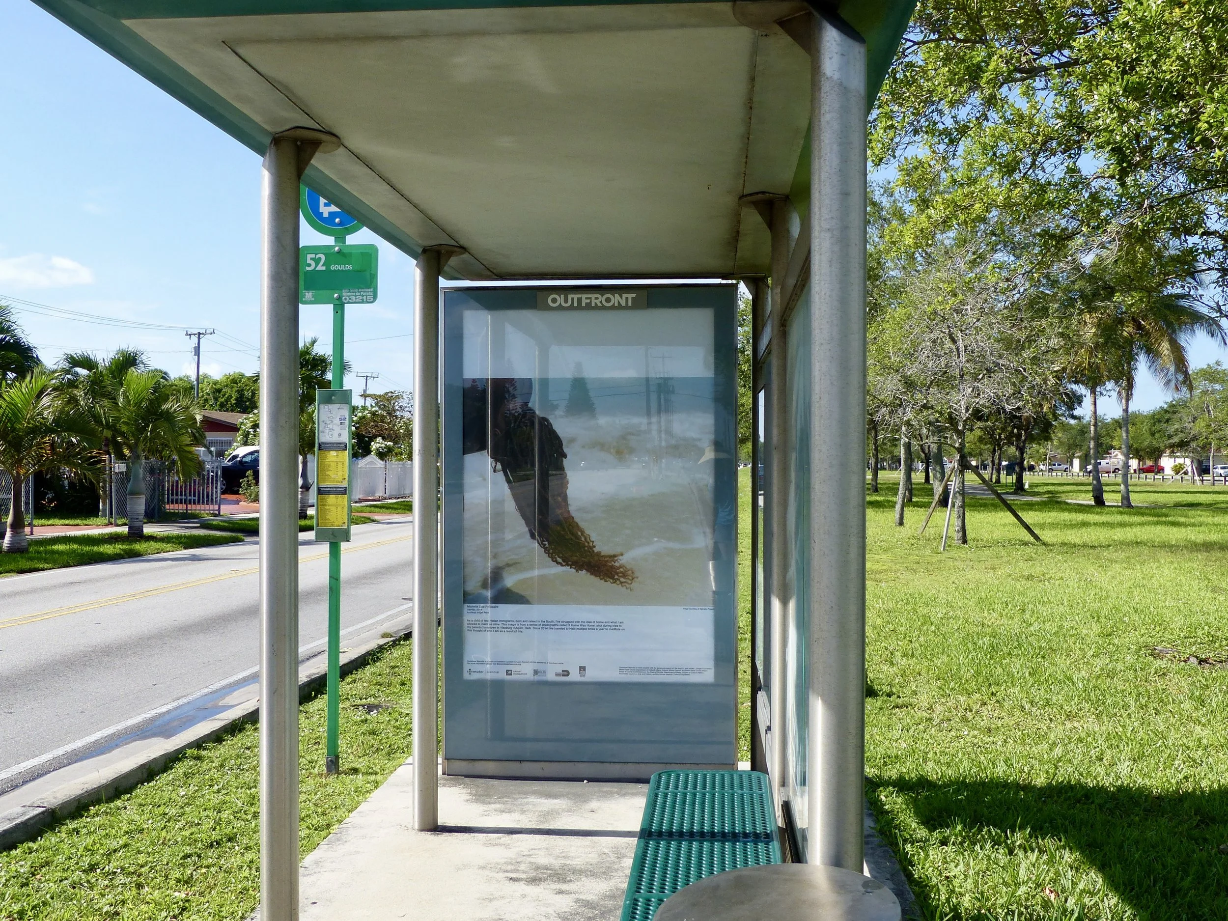 Michelle Lisa Polissaint “Hair Flip” (Image Copyright Commuter Biennial 2019)