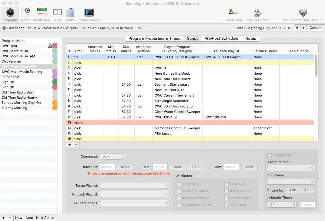 Radiologik Scheduler