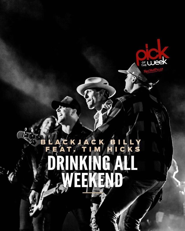 Huge shoutout to our friends @topcountrynews for featuring our new single &rdquo;Drinking All Weekend&rdquo; featuring @timhicksmusic as Pick of the Week! Have you heard? Check it out 🤘🎶🍻 [link in story] #DrinkingAllWeekend #Nashville #CountryRock